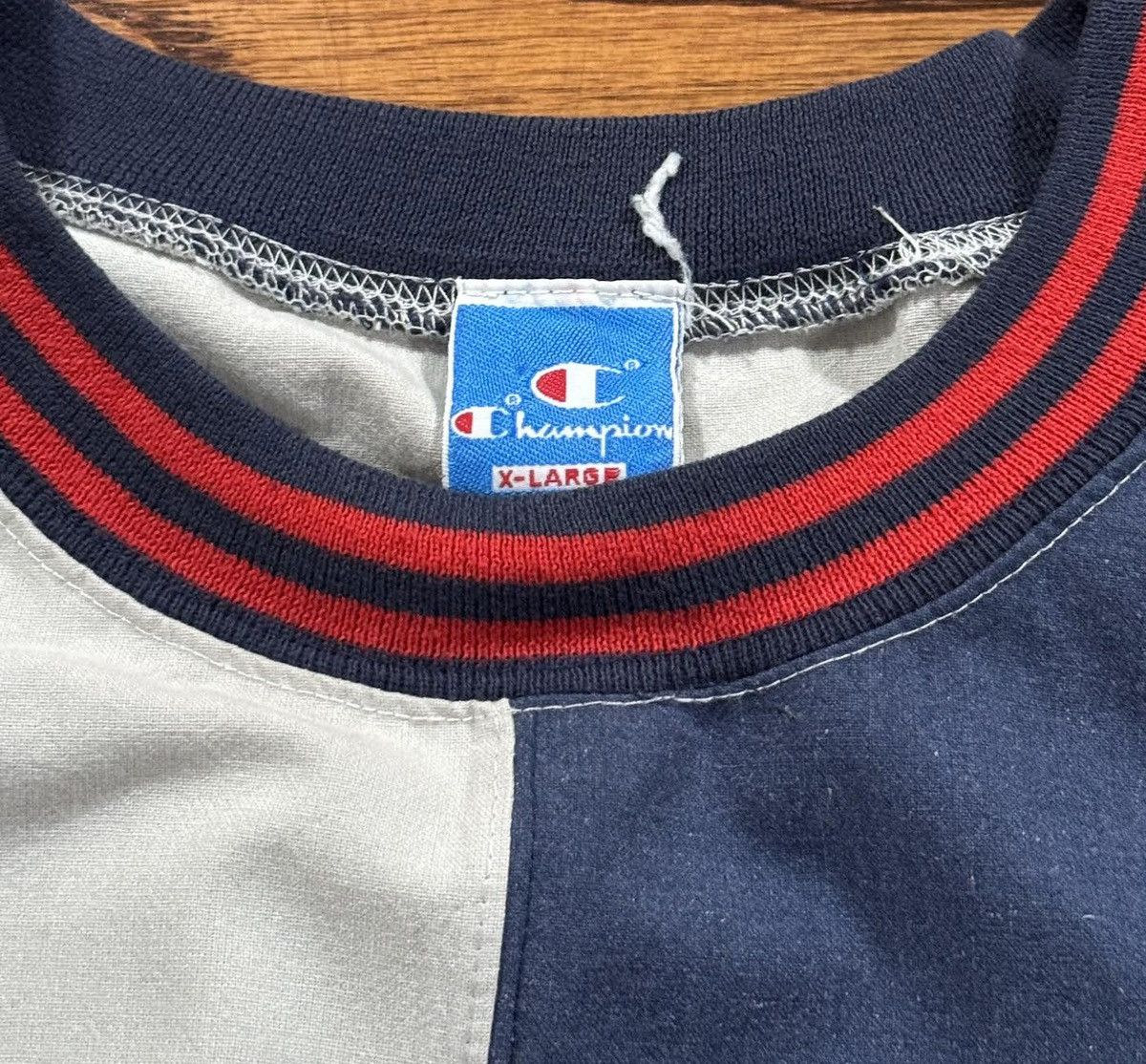 Champion Vintage Champion Boston Red Sox Split Crewneck (Size XL) Size US XL / EU 56 / 4 - 3 Thumbnail