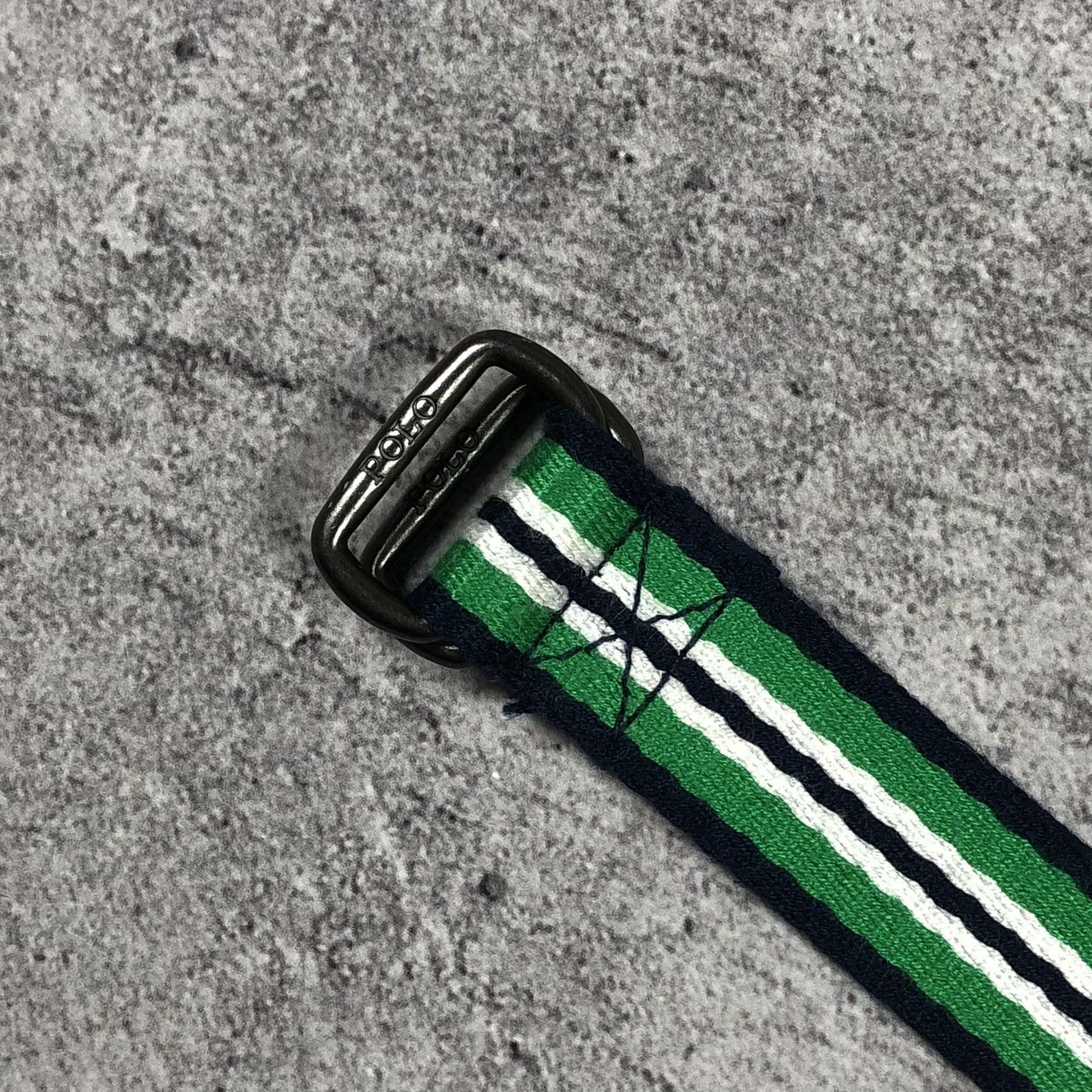 Polo Ralph Lauren Polo Ralph Lauren Striped Double D-Ring Kids Belt Size ONE SIZE - 5 Thumbnail