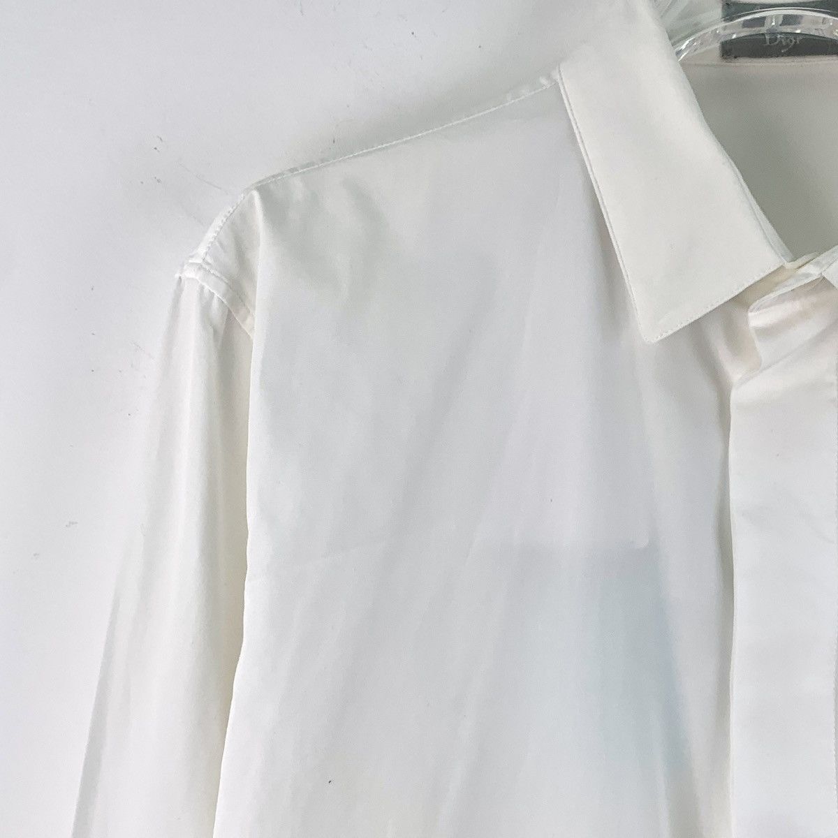 Dior Dior White Bee Embroidered Long Sleeve Shirt K26WX Size S / US 4 / IT 40 - 3 Thumbnail