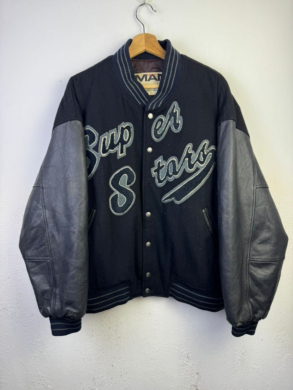Kansai Yamamoto Vintage Kansai Yamamoto Kansai Man Varsity Wool Jacket Size US L / EU 52-54 / 3 - 3 Thumbnail
