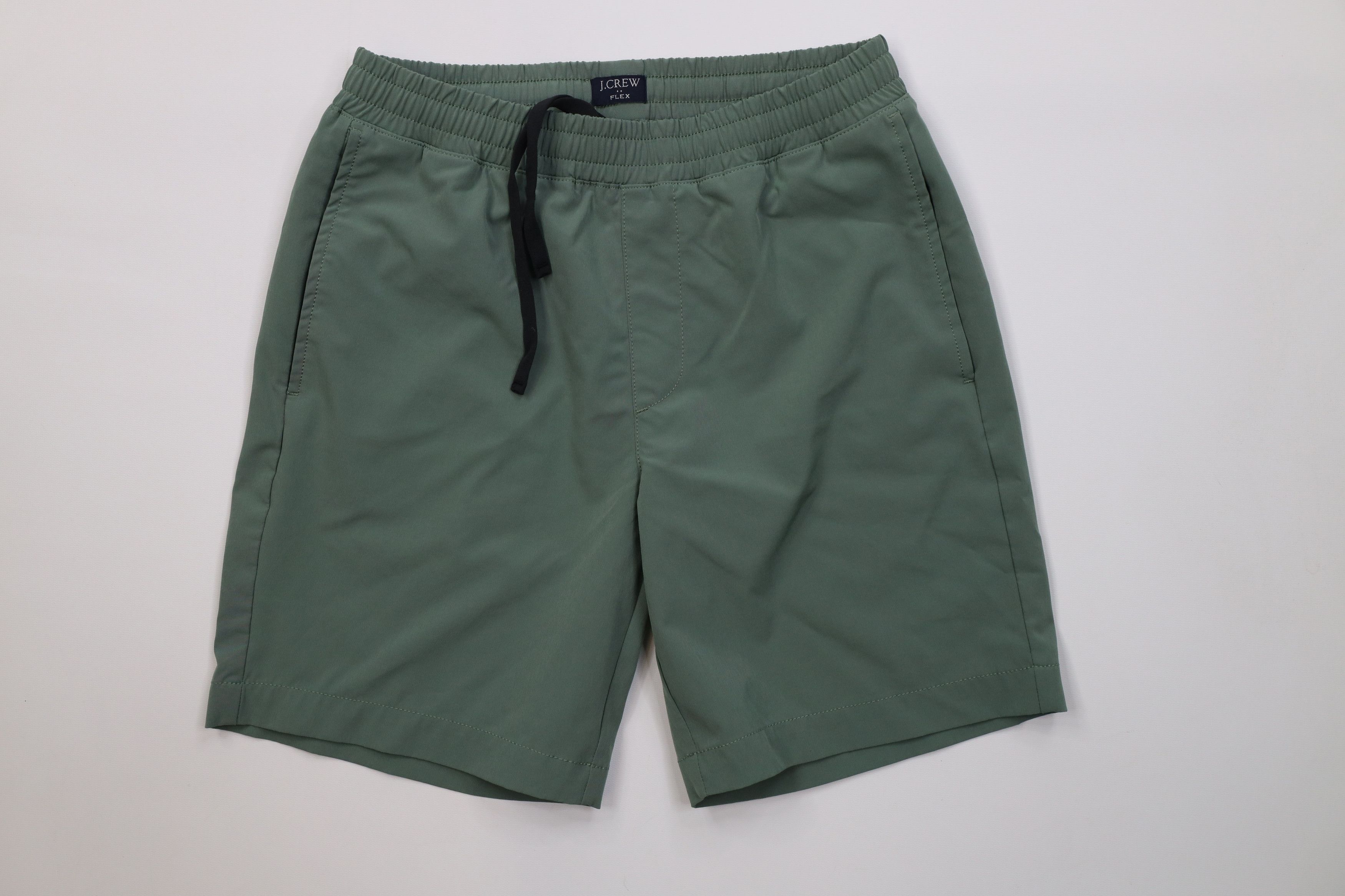 J.Crew Y2K J Crew Flex Above Knee Shorts Moss Green Drawstring Size US 28 / EU 44 - 1 Thumbnail