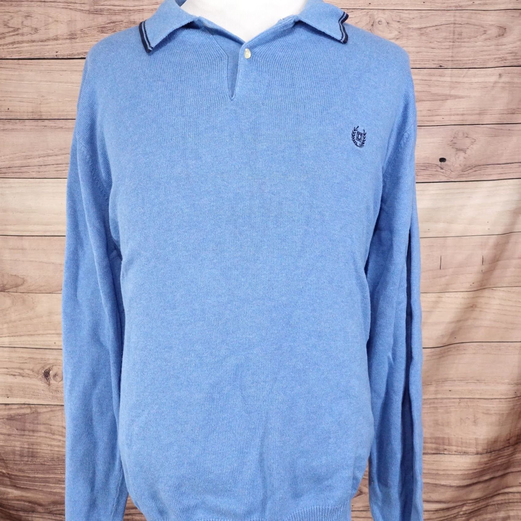 Chaps CHAPS BLUE LONG SLEEVE PULLOVER SWEATER MENS SIZE 2XL XXL Size US XXL / EU 58 / 5 - 3 Thumbnail