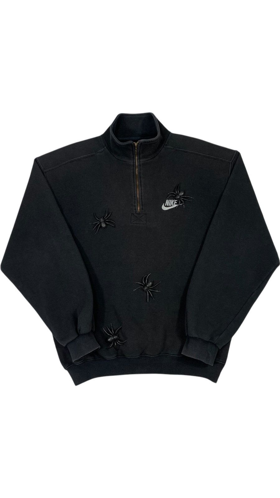 Nike 🔥LASTDROP🔥 Vintage 90s Nike Opium Poison Spiders Sweatshirt Size US S / EU 44-46 / 1 - 1 Thumbnail