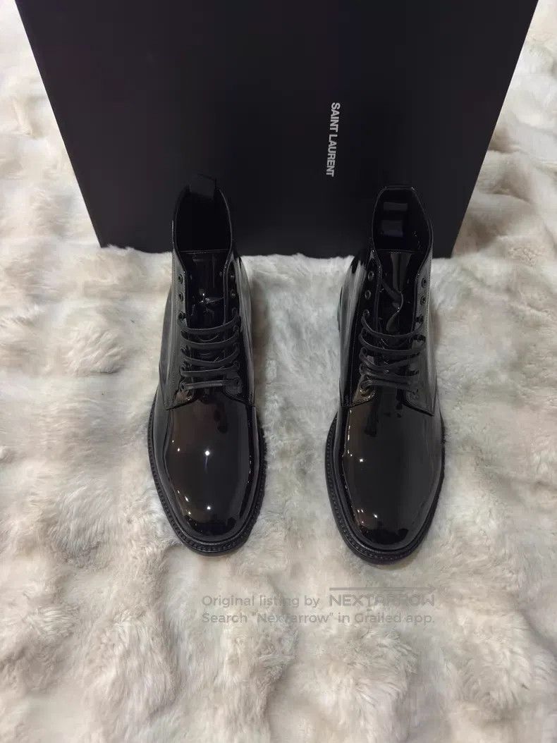 Saint Laurent Paris Saint Laurent Paris Men's Lace-up Boots Size US 9 / EU 42 - 3 Thumbnail