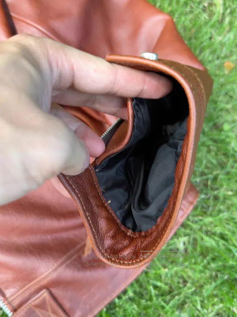 Schott Schott Leather coat Size US XL / EU 56 / 4 - 6 Thumbnail