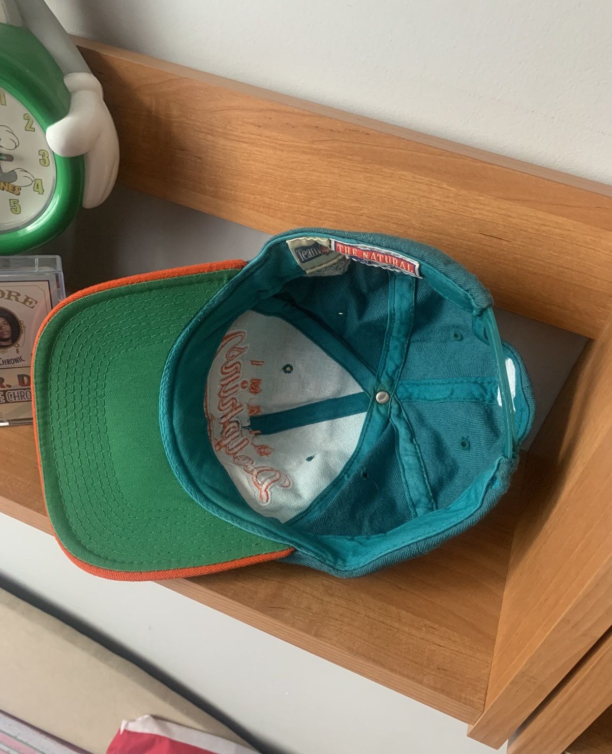 NFL × Starter × Vintage 90s Vintage NFL Starter Miami Dolphins The Natural Hat Size ONE SIZE - 6 Thumbnail