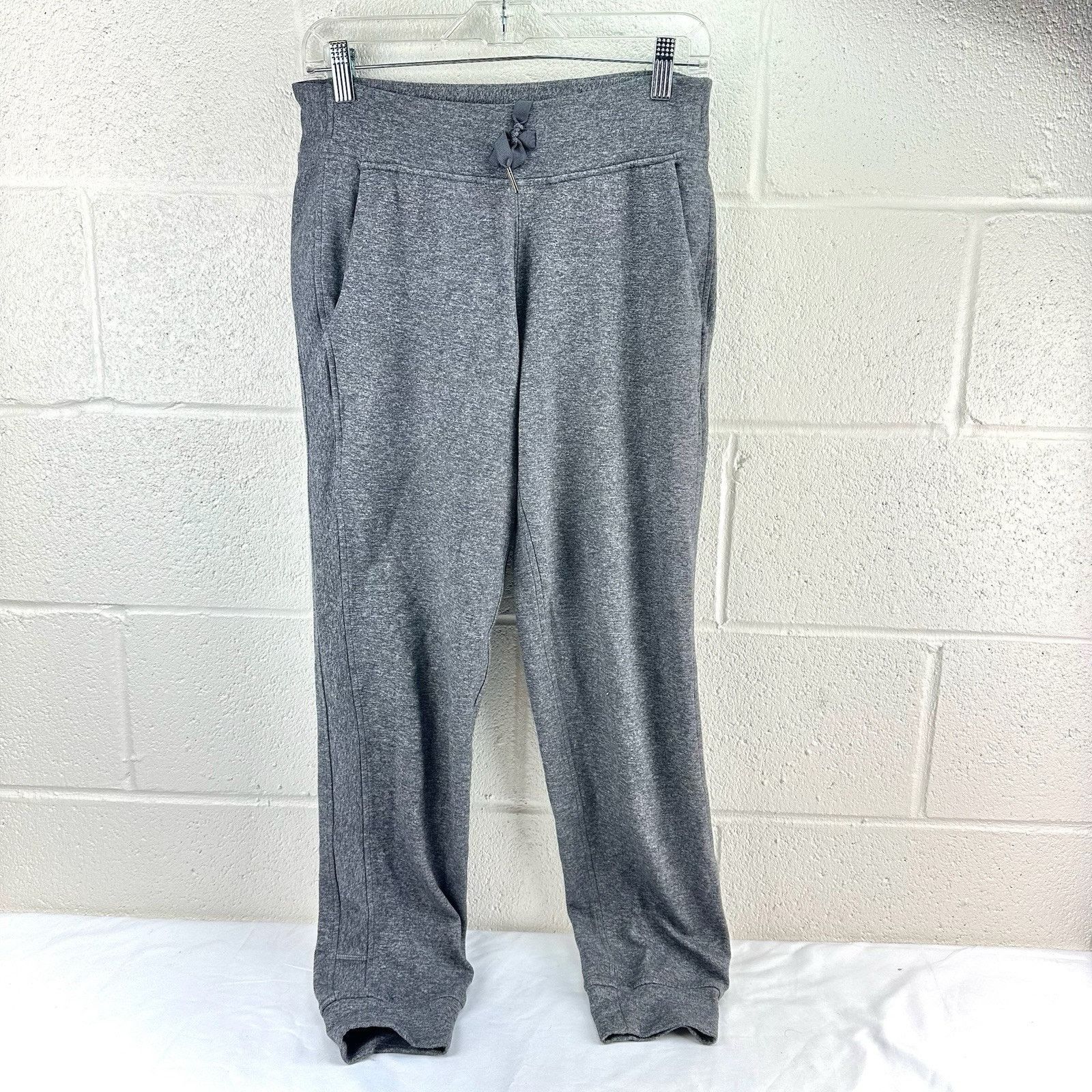 Lululemon Lululemon Women’s Gray Knit Joggers Sweatpants Drawstring 6 Size 28" / US 6 / IT 42 - 1 Thumbnail