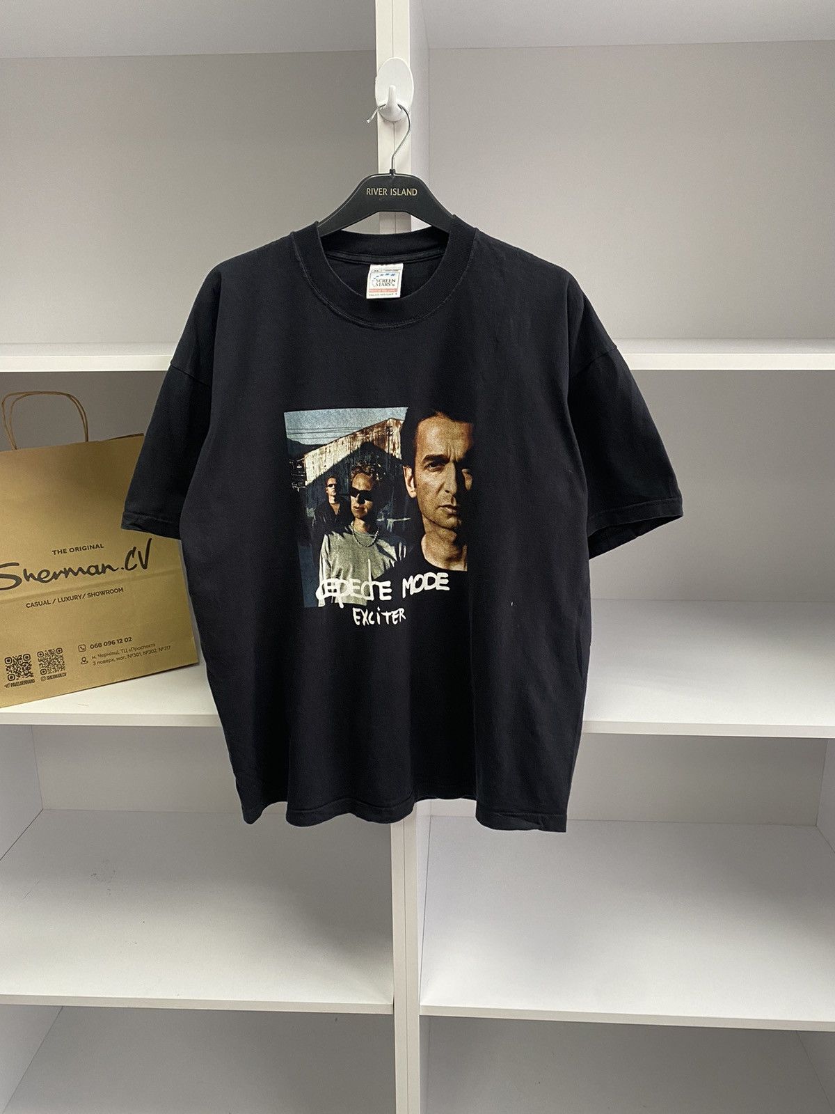 Band Tees × Vintage Vintage 2001 Depeche Mode Exciter Tour Tee Size US XL / EU 56 / 4 - 2 Thumbnail