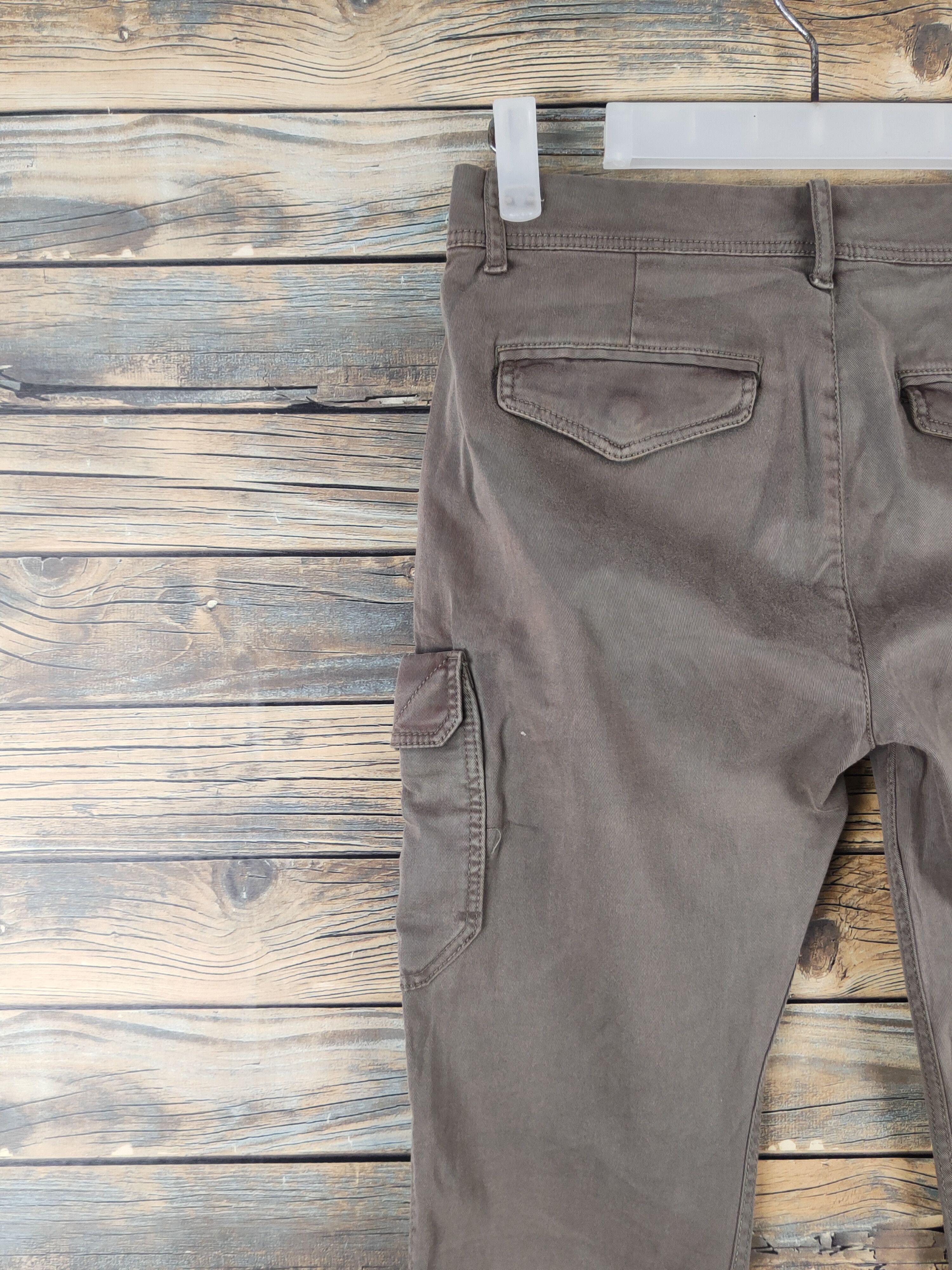Japanese Brand DL Gap Olive Multipocket utility tactical Cargo Pants #2436 Size 26" / US 2 / IT 38 - 8 Thumbnail