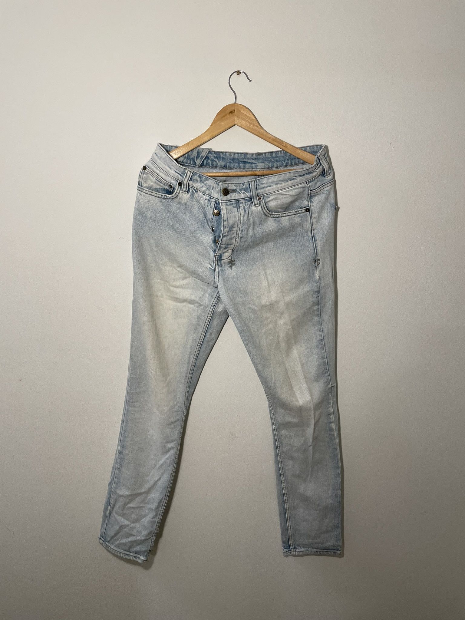 Ksubi Light blue Ksubi skinny jeans Size US 32 / EU 48 - 1 Thumbnail