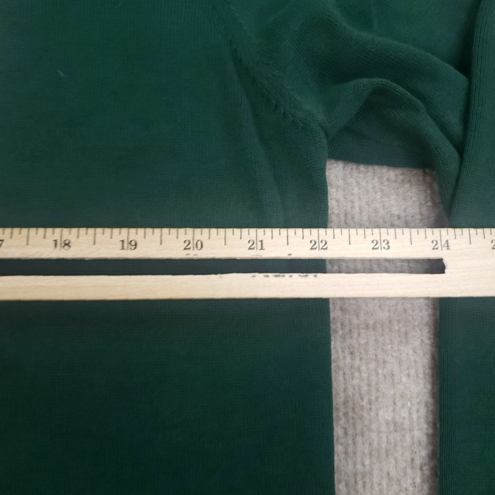 Nautica Nautica Mens Sweater Large Extra Large Green 1/4 Zip Long Sleeve Mock Neck Lightweight Size US L / EU 52-54 / 3 - 3 Thumbnail