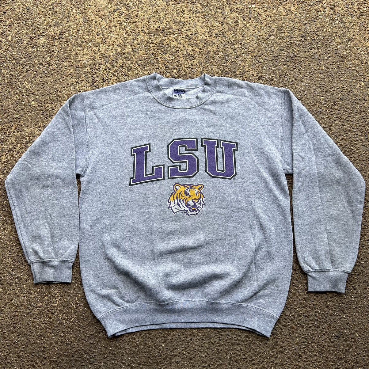 Gildan Y2K LSU Crewneck Size M / US 6-8 / IT 42-44 - 1 Thumbnail