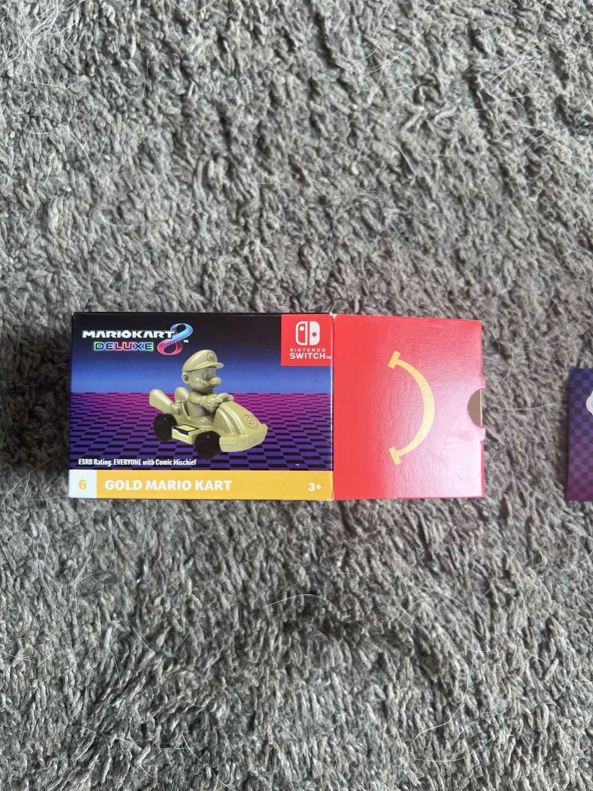 Nintendo 2024 McDonald’s Nintendo Mario Kart 8 Deluxe Gold Mario Kart Size ONE SIZE - 8 Thumbnail