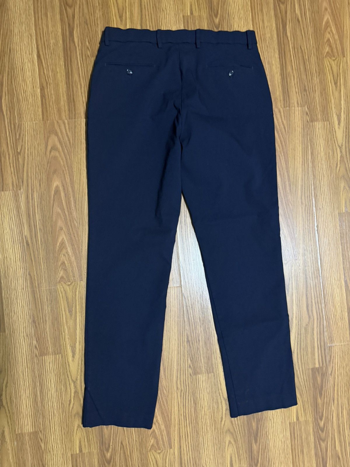 Tommy Hilfiger Tommy Hilfiger Preppy Navy Tailored Dress Pants Size 36x32 Size 36R - 3 Thumbnail
