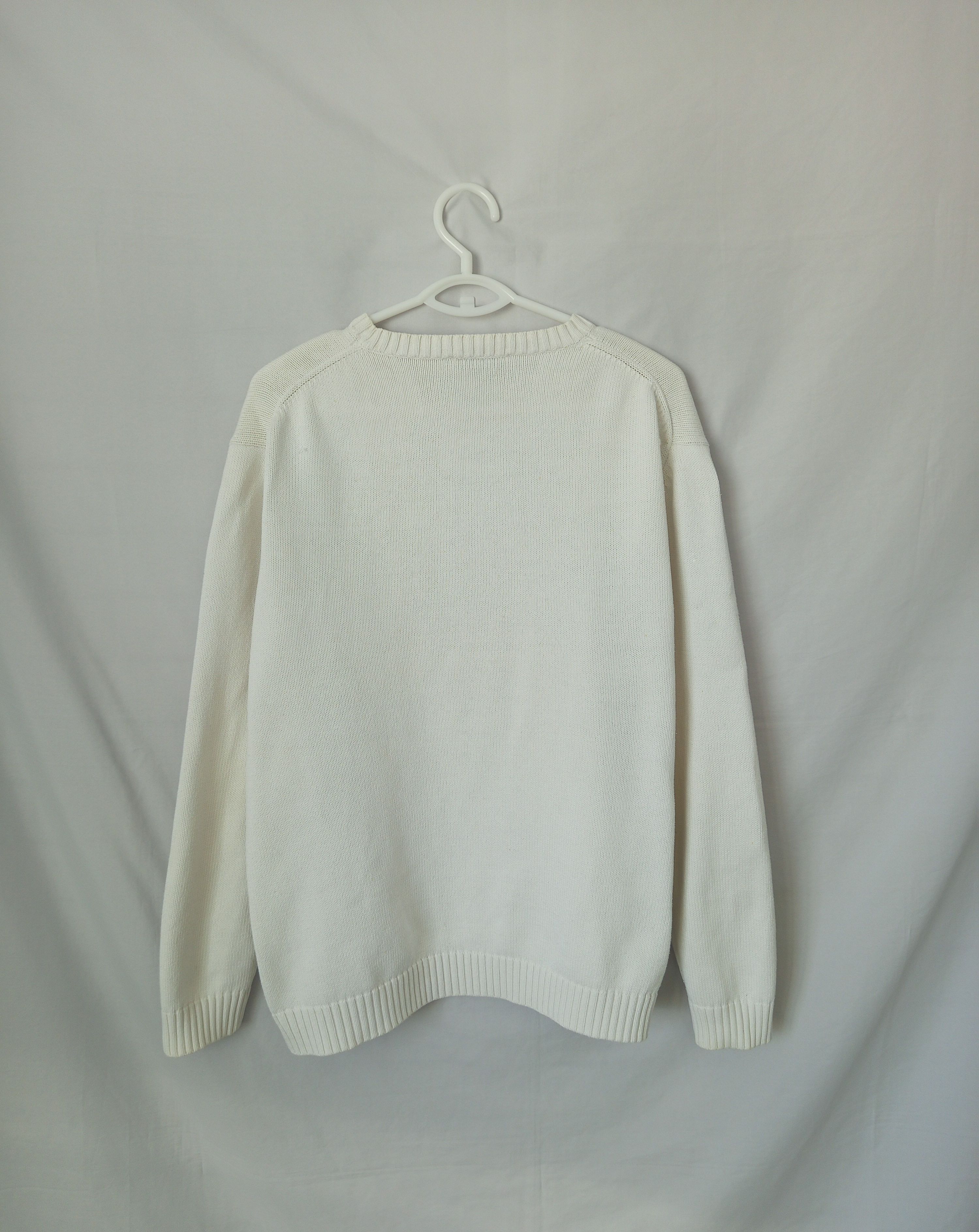 Yves Saint Laurent Yves Saint Laurent White Sweatshirt Size M Size US M / EU 48-50 / 2 - 5 Thumbnail