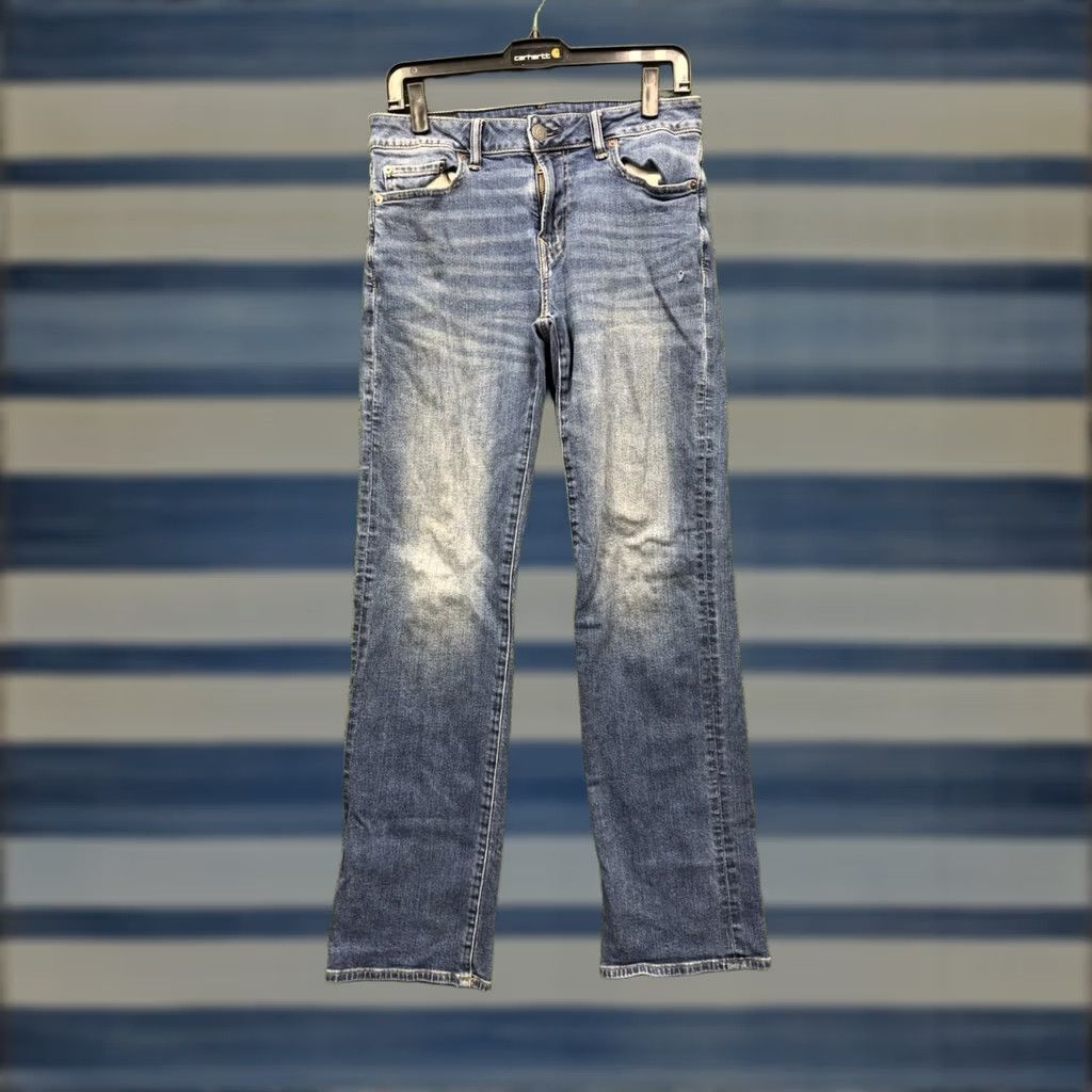 American Eagle Outfitters American Eagle Outfitters Jeans Mens 30x34 Bootcut Denim Medium Wash Blue Regular 5-Pocket Size US 30 / EU 46 - 1 Thumbnail