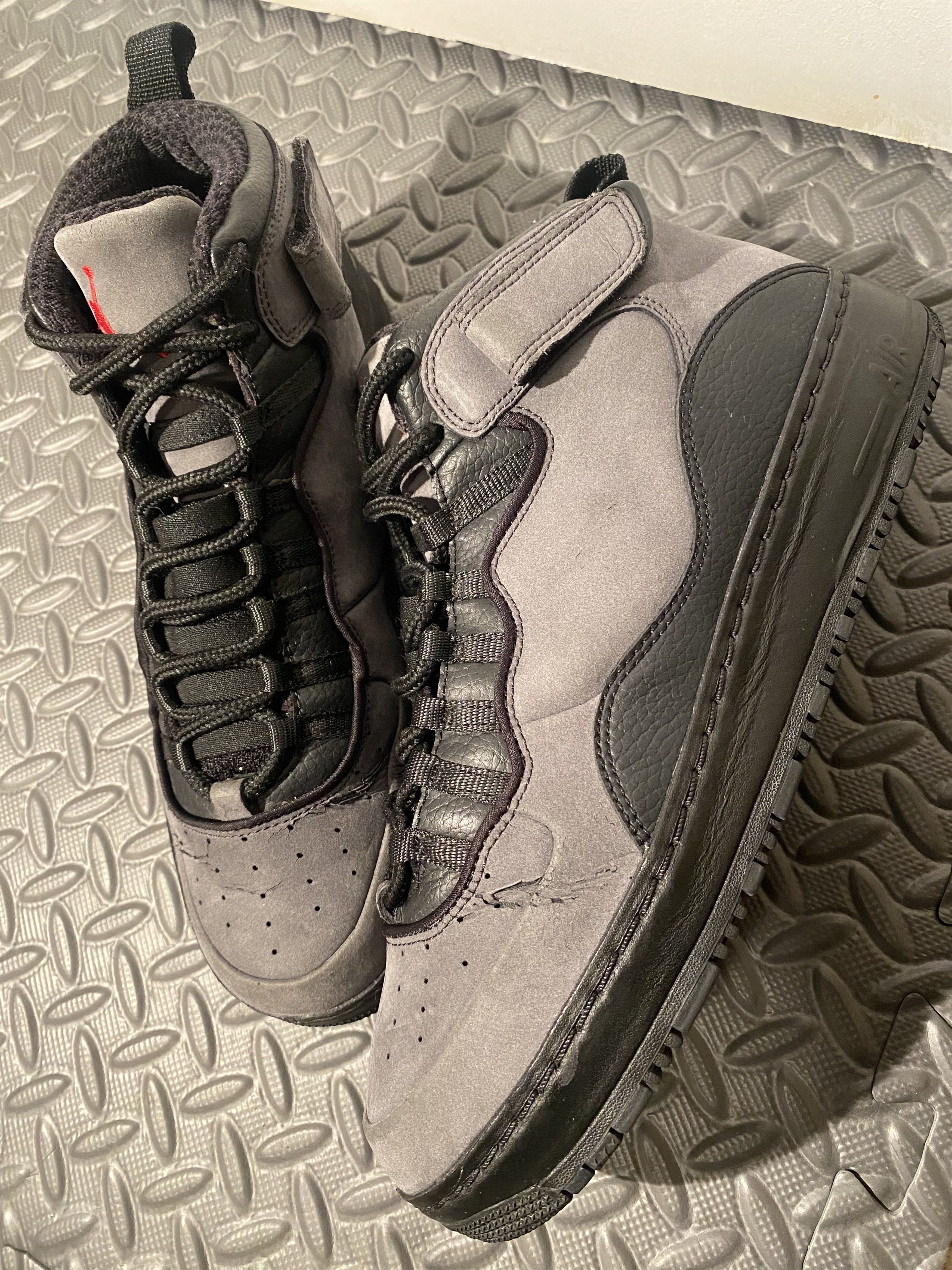 image of Jordan Nike Air Jordan 10 Ajf Fusion Grey Shadow Size 12 Shoes, Men's