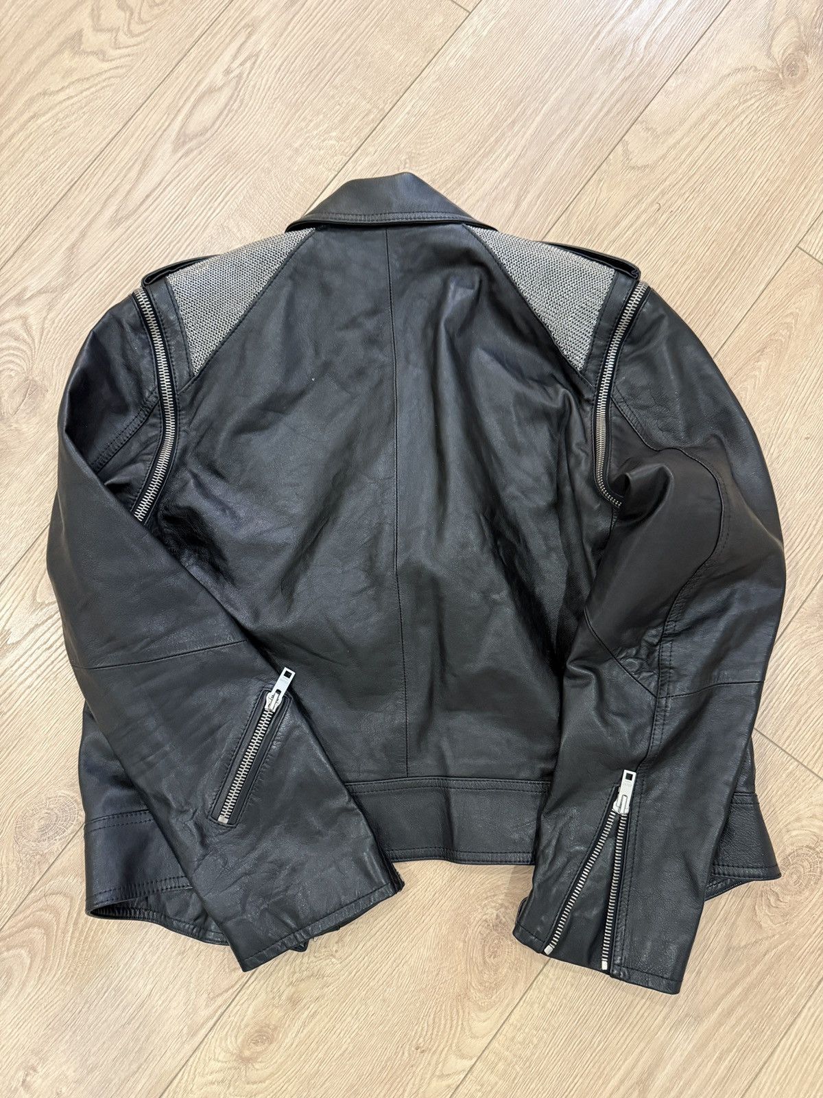Celine Celine SS19 Hedi Slimane Chainmail Shoulder Calfskin Jacket Size US M / EU 48-50 / 2 - 9 Thumbnail