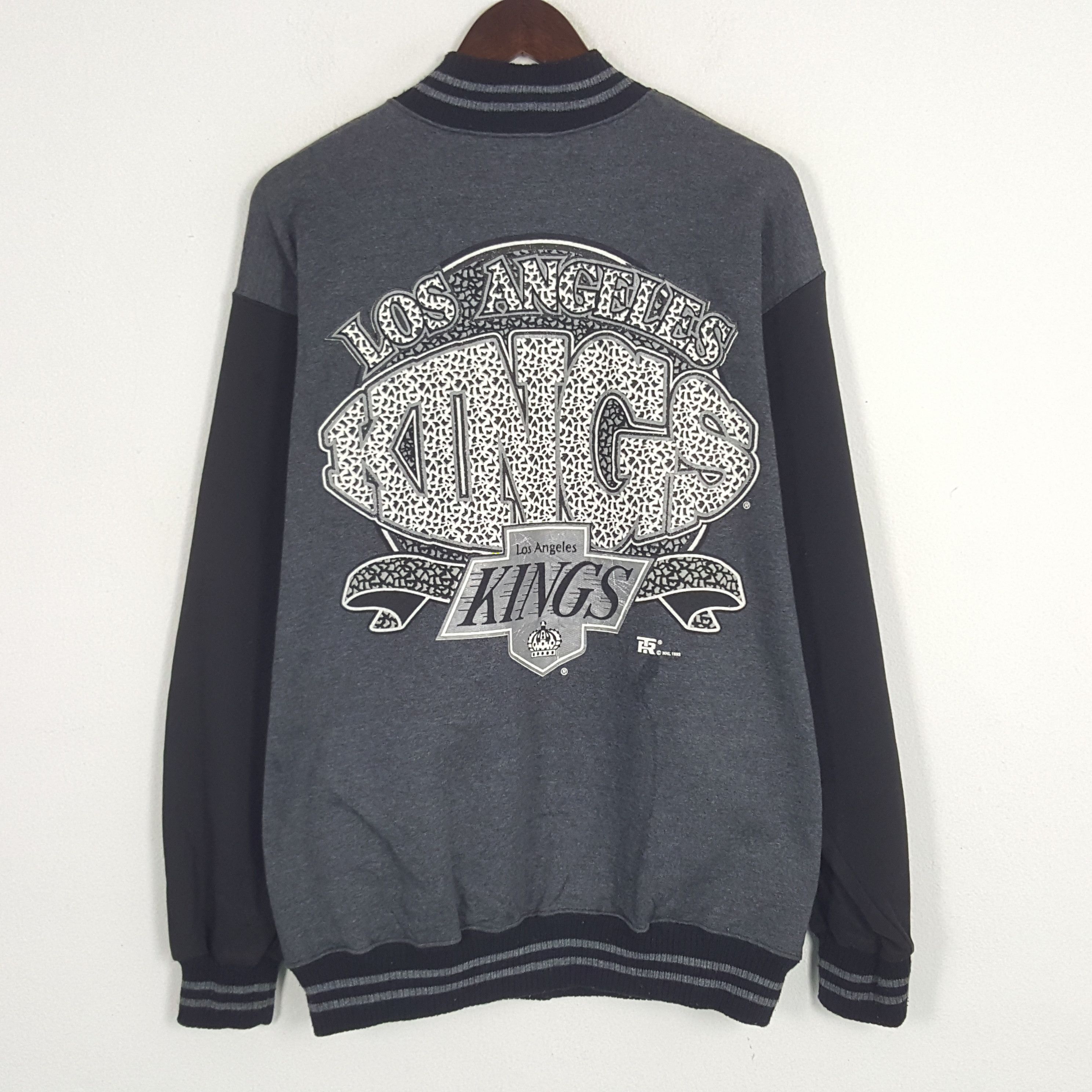 Vintage Vintage Los Angeles King Varsity Jacket Size US L / EU 52-54 / 3 - 3 Thumbnail