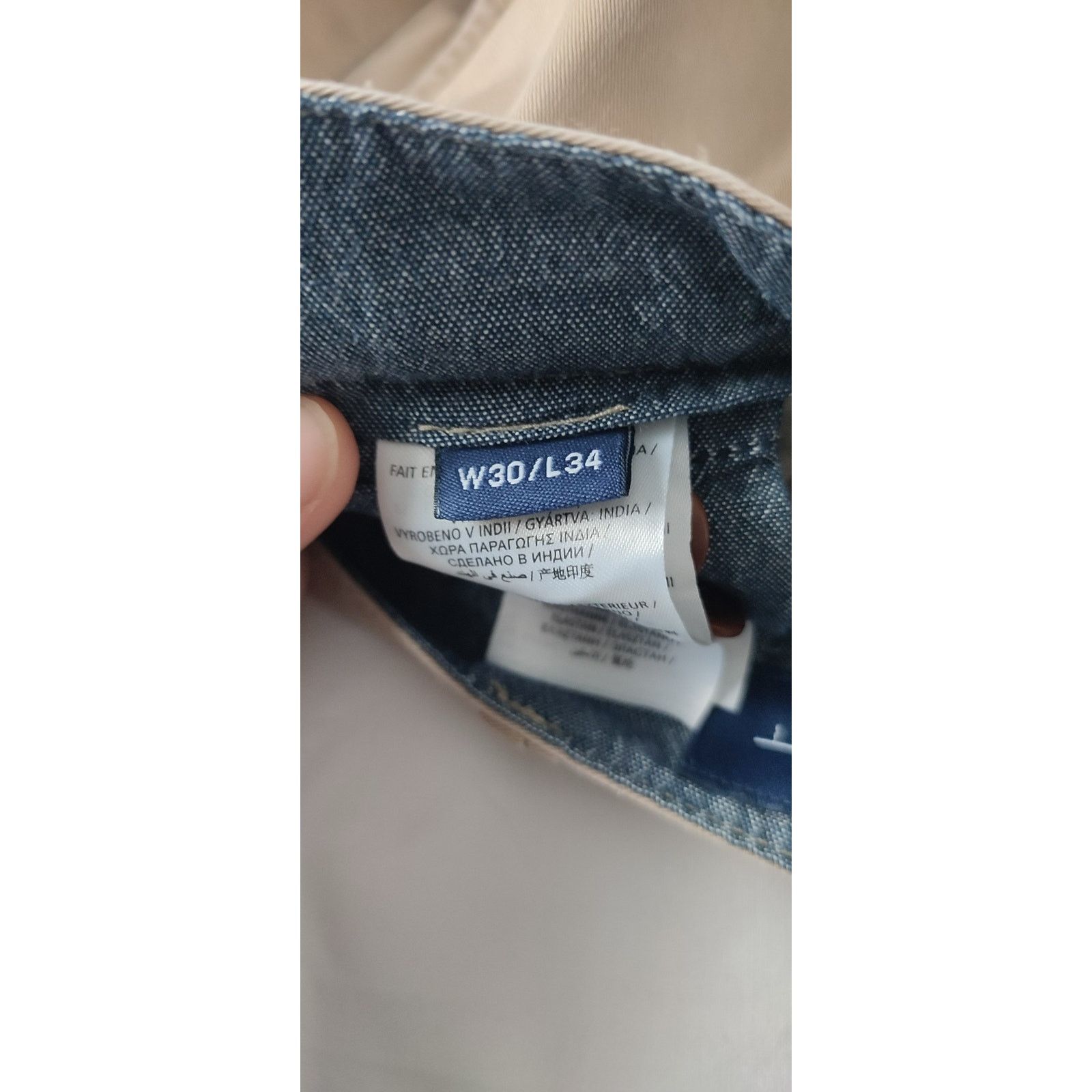 Gant GANT Beige Slim Fit Pants – W30 L34 – Like New – 98% Cotton Size US 30 / EU 46 - 3 Thumbnail