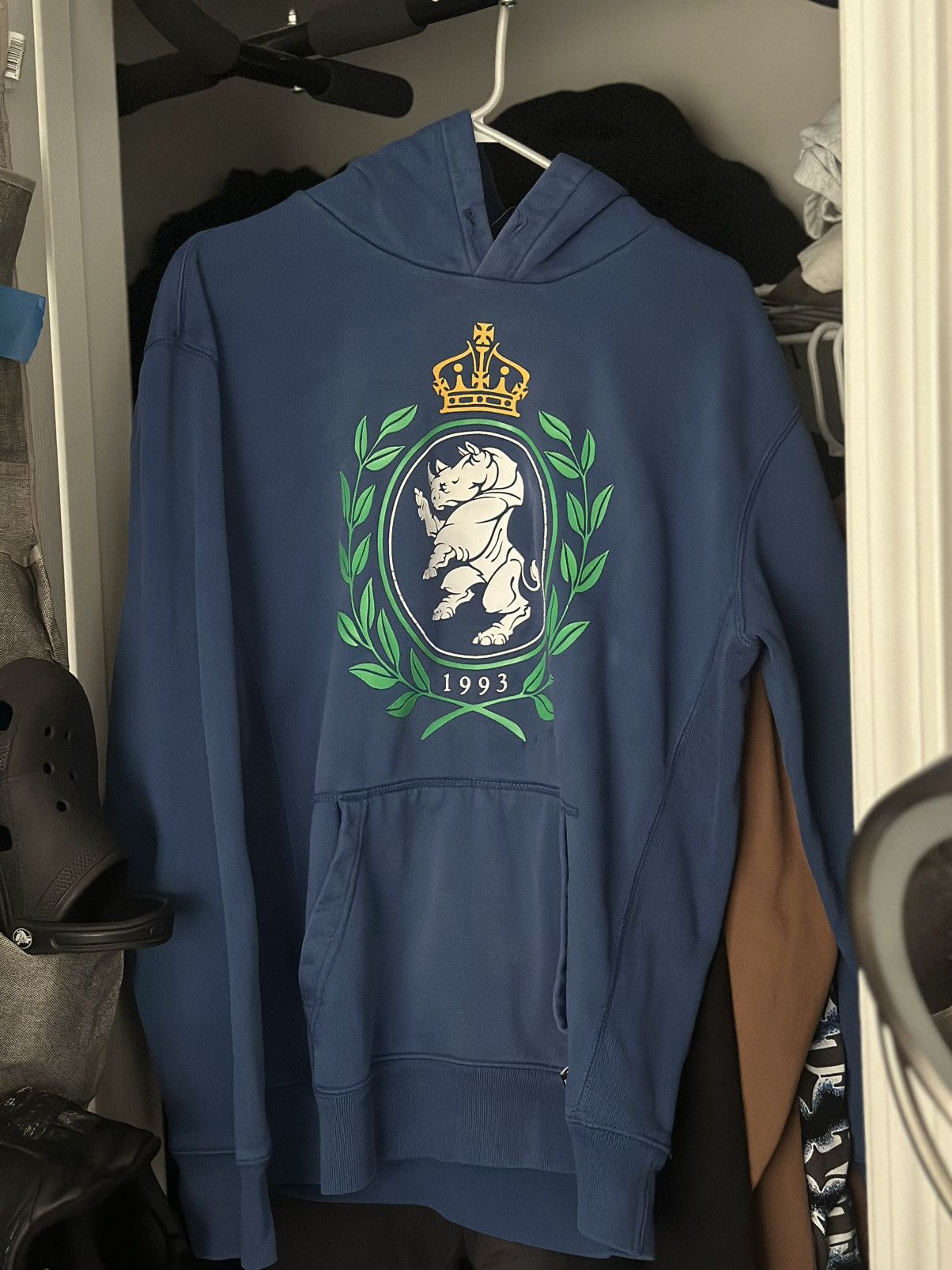 Ecko Unltd. Ecko Untld Navy blue hoodie with green accents #hoodie Size US L / EU 52-54 / 3 - 3 Thumbnail