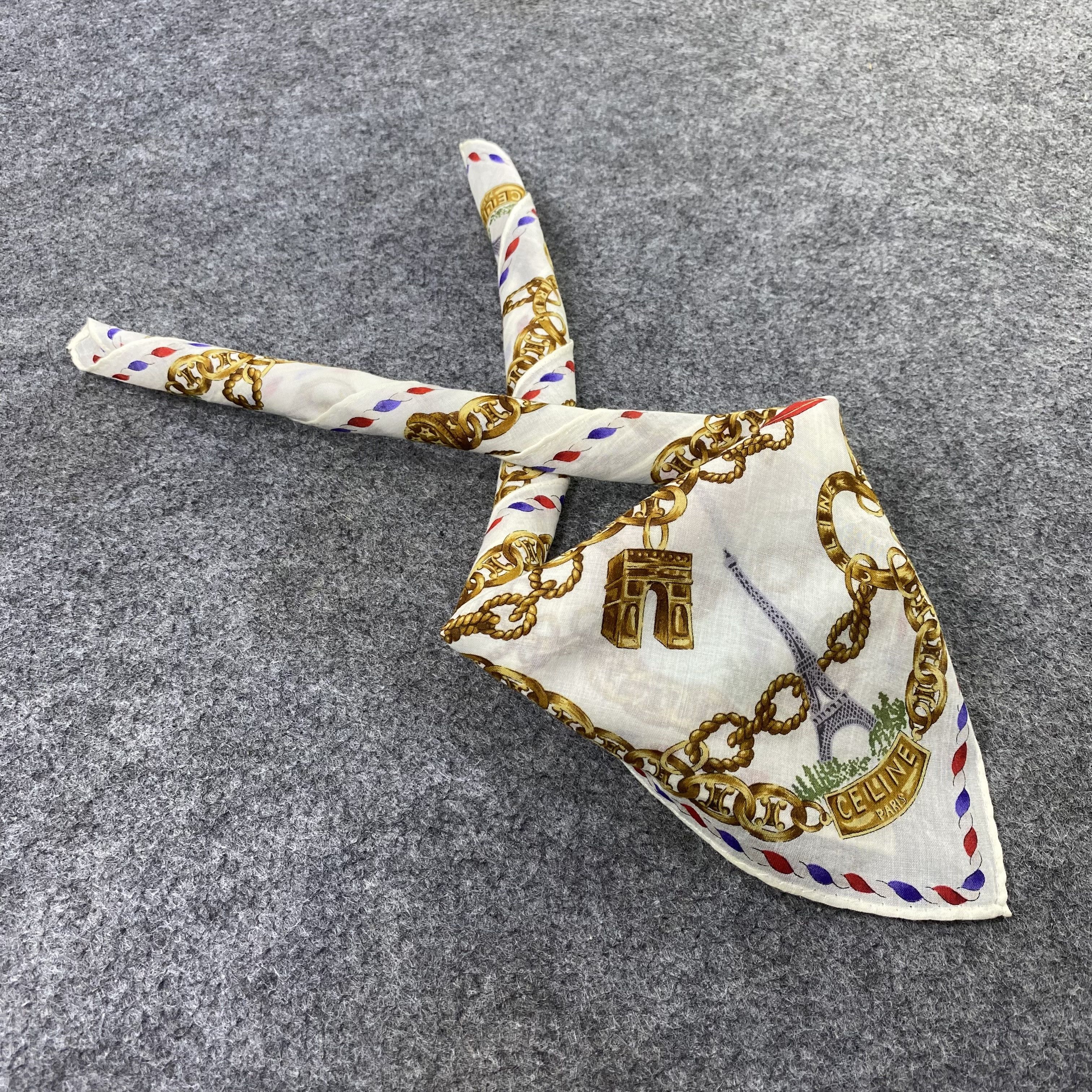Celine Celine Handkerchief Neckerchief Bandana-B1815 Size ONE SIZE - 1 Thumbnail