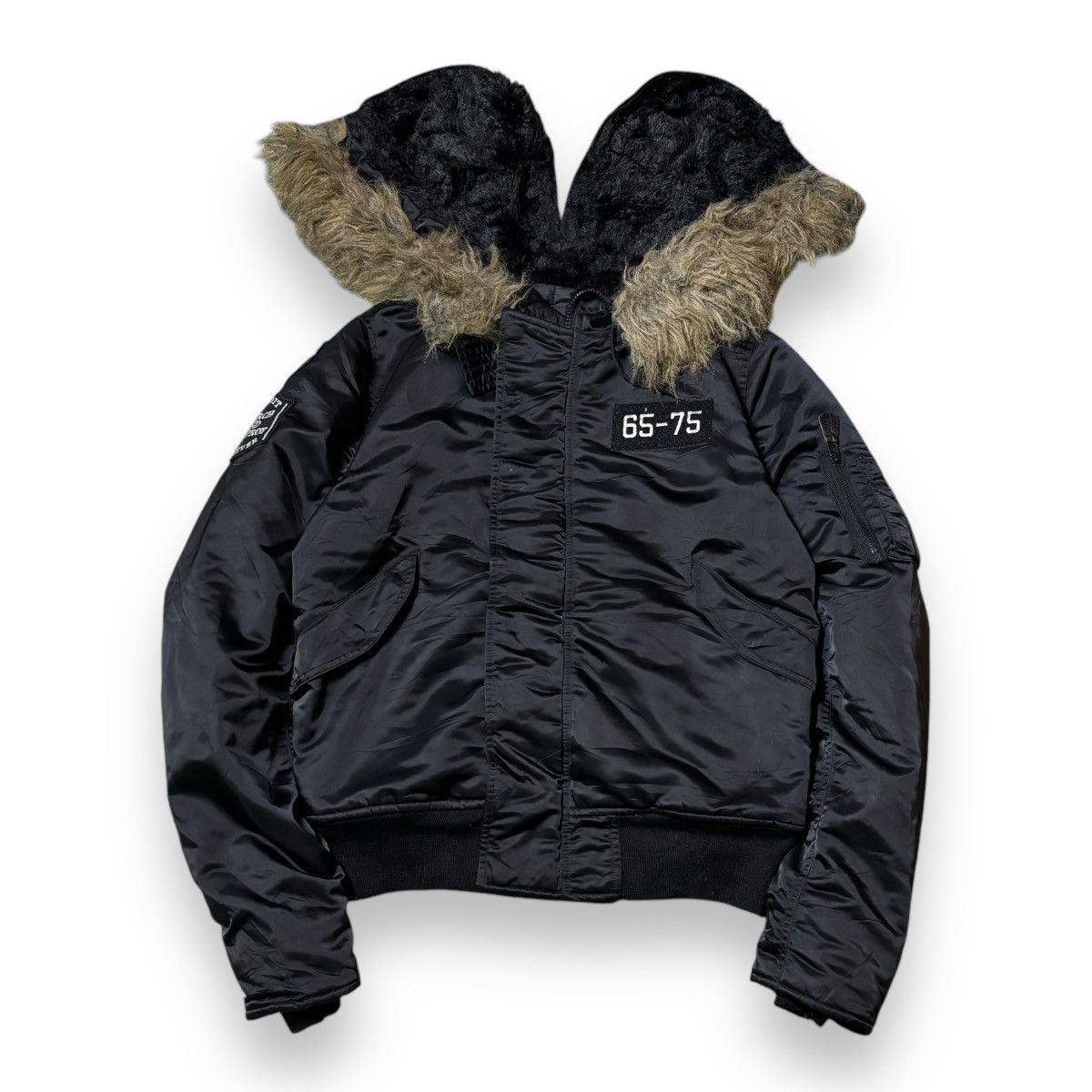 Hysteric Glamour × If Six Was Nine × Le Grande Bleu (L.G.B.) Hysteric Glamour Ifsixwasnine LGB Style fur jacket Y2K japan Size US M / EU 48-50 / 2 - 3 Thumbnail
