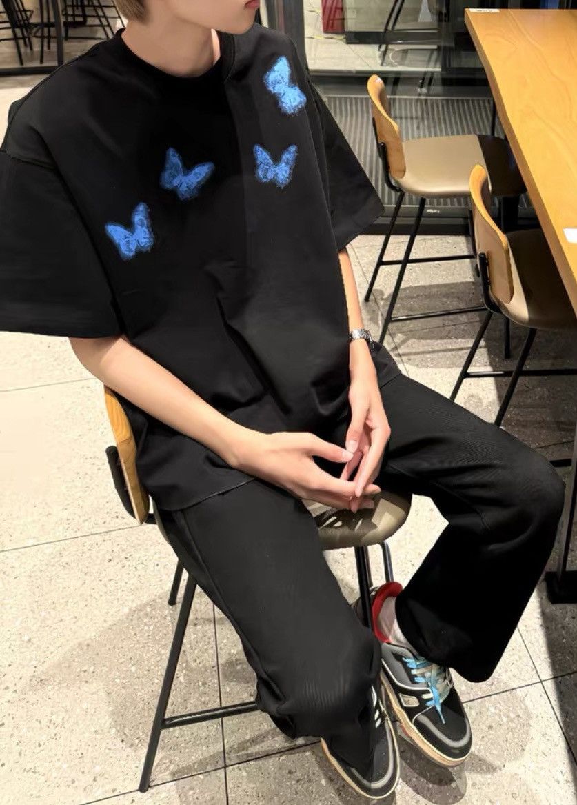 Japanese Brand × Vintage Retro punk goth butterfly t-shirt cityboy Size US XL / EU 56 / 4 - 4 Thumbnail
