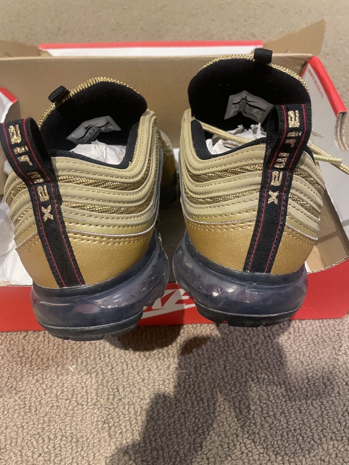 Nike Nike Vapormax Metallic Gold Size US 9.5 / EU 42-43 - 5 Thumbnail