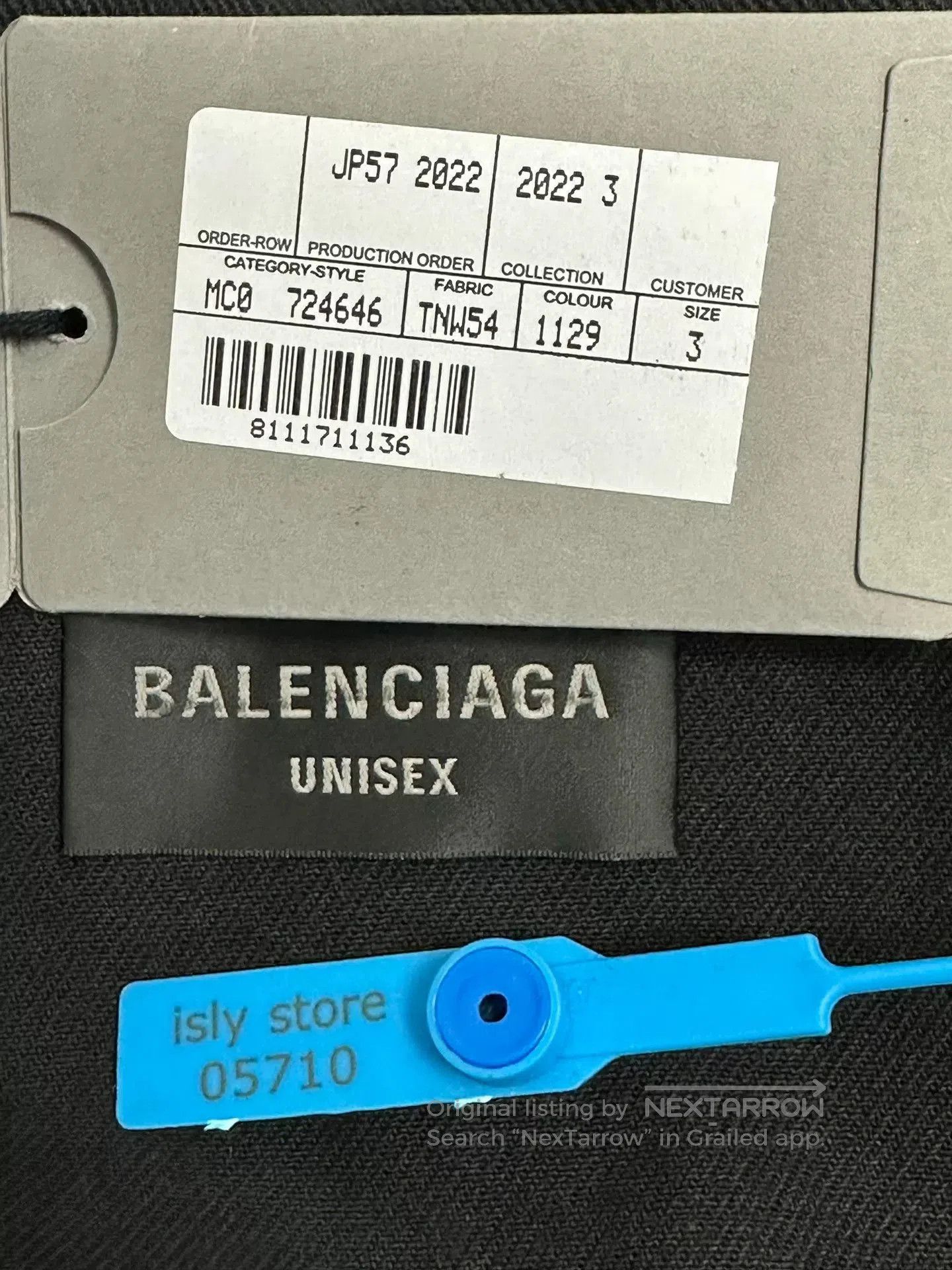 Balenciaga Balenciaga Letter Pattern Single-Breasted Jacket. Size US L / EU 52-54 / 3 - 4 Thumbnail
