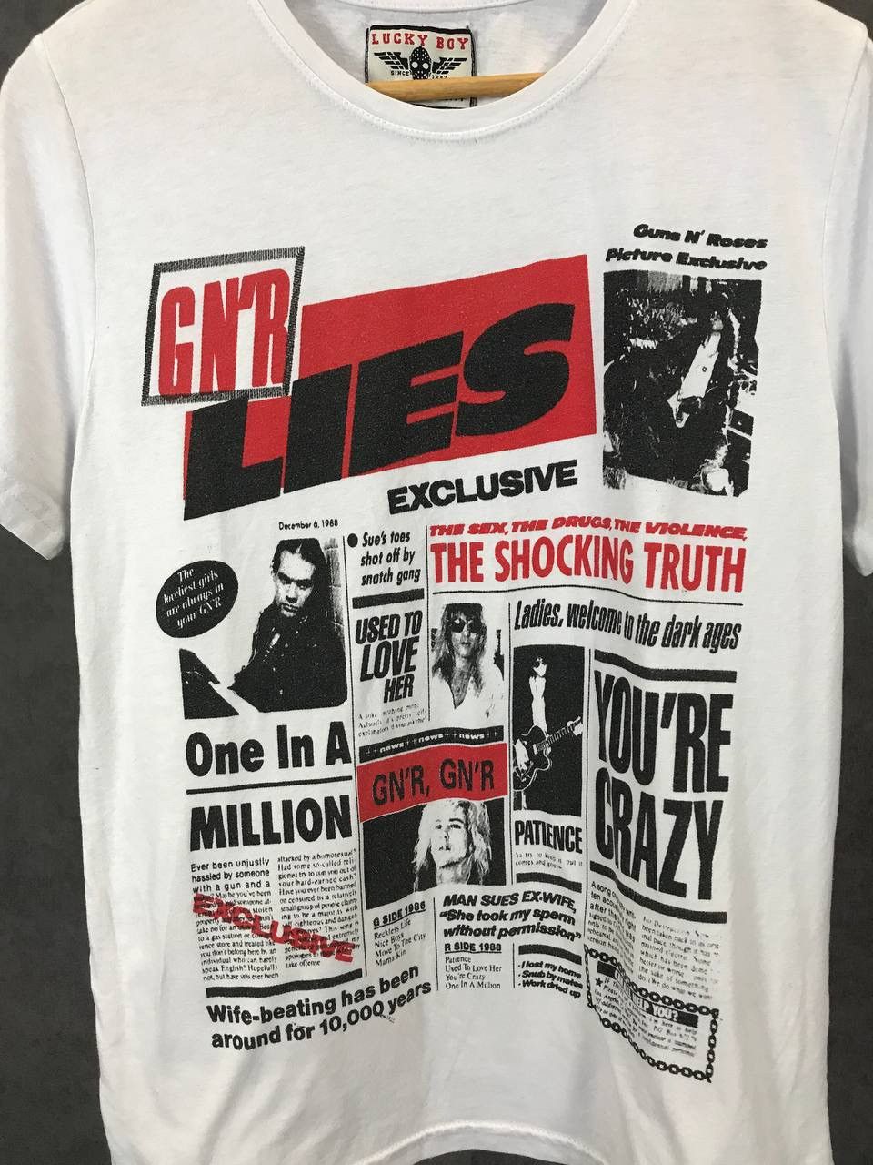 Band Tees Guns N Roses cult rock band tee Size US M / EU 48-50 / 2 - 3 Thumbnail