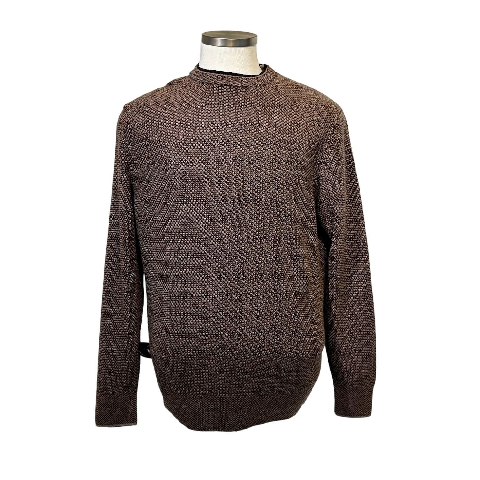 image of Loro Piana Men's Crewneck Sweater in Beige (Size XL)