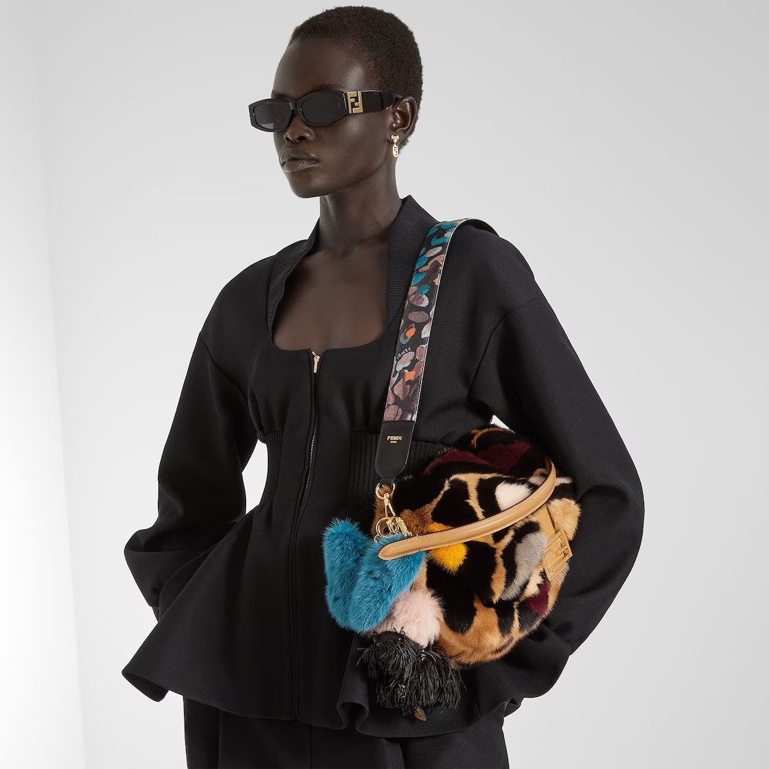 Fendi os11x0526 Size: OS / Shoulder Strap in Multicolor Size ONE SIZE - 2 Thumbnail