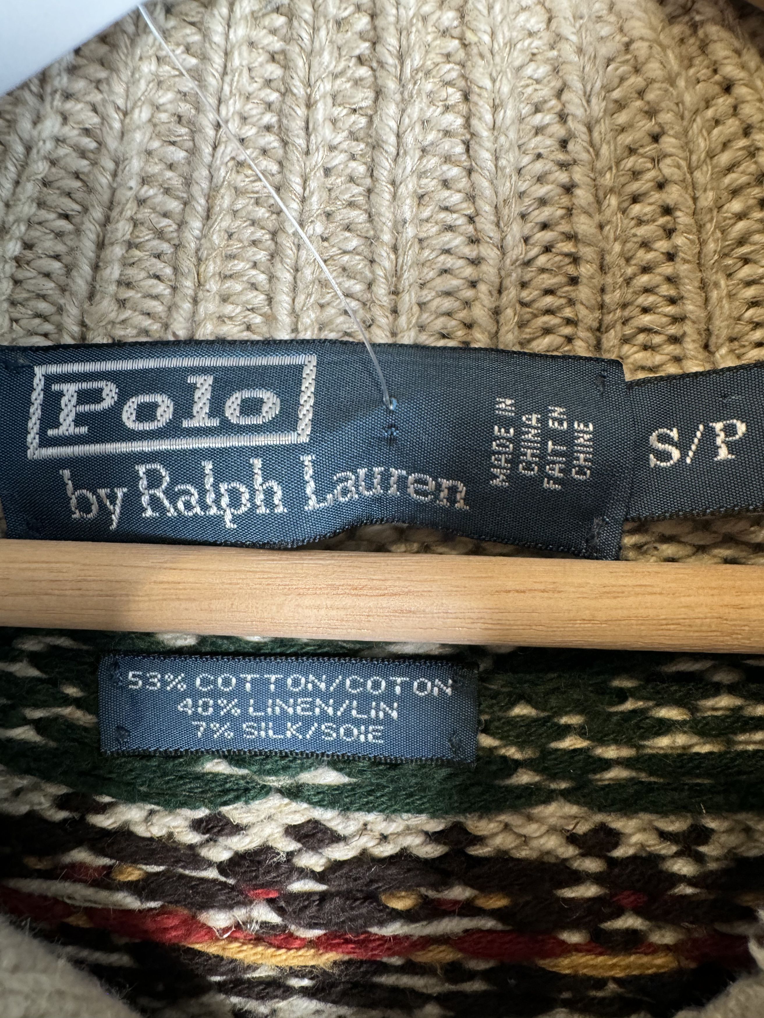 Ralph Lauren 90s Ralph Lauren Silk Blend Aztec Sweater Size S Size US S / EU 44-46 / 1 - 6 Thumbnail