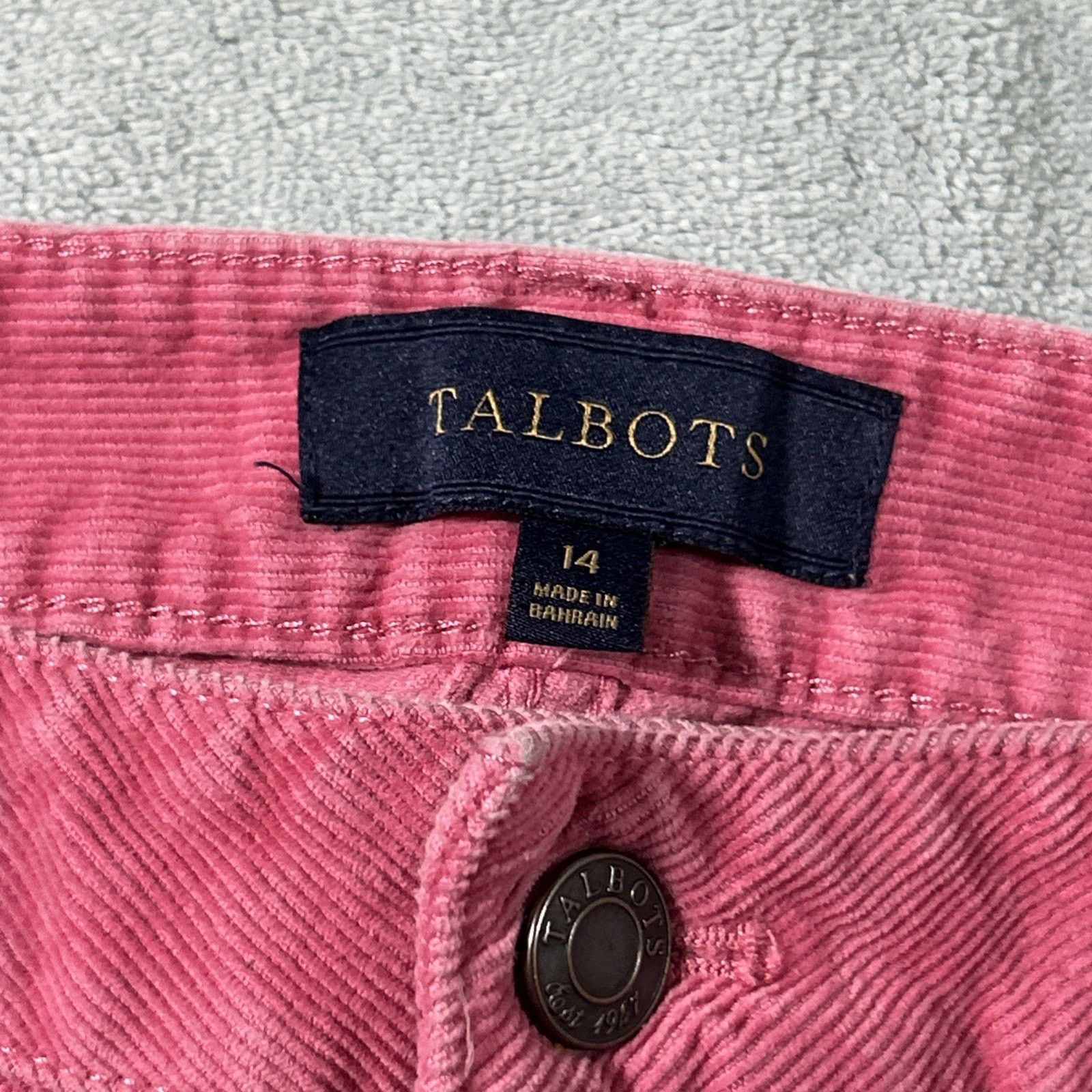 Talbots Corduroy Beyond Baggy Pants 36x31 Dojo Flare Wide Hamilton Size 36" / US 14 / IT 50 - 3 Thumbnail