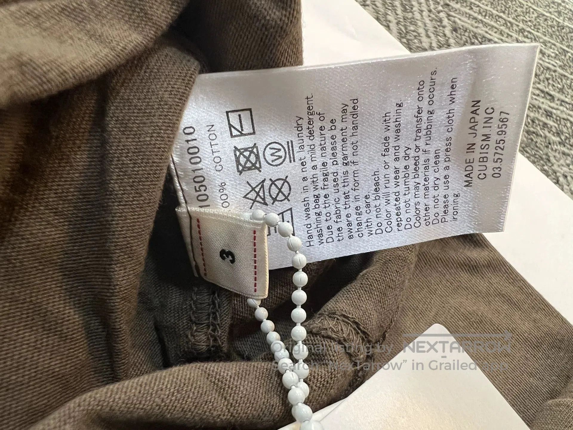 Visvim visvim Clubhouse 3/4 Sleeve Tee. Size US L / EU 52-54 / 3 - 4 Thumbnail