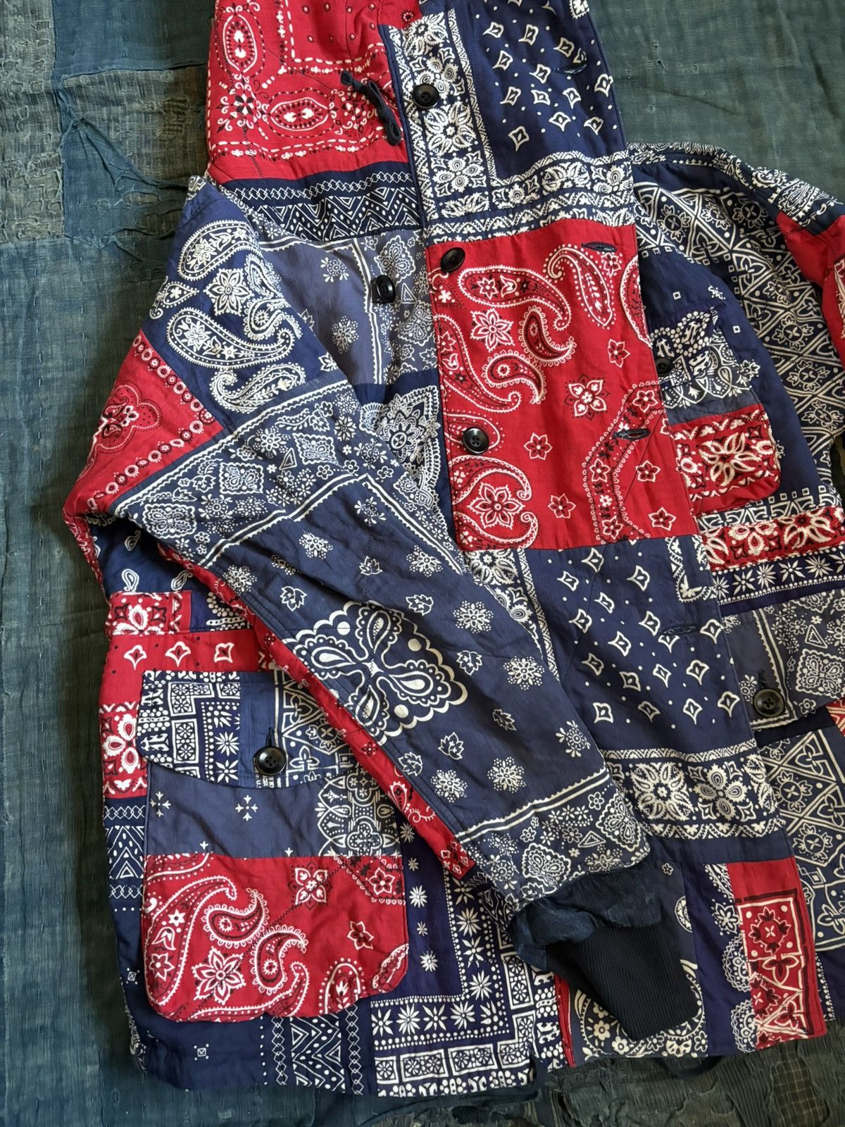 Kapital Kountry kapital bandana patchwork Ring coat Size US L / EU 52-54 / 3 - 9 Thumbnail