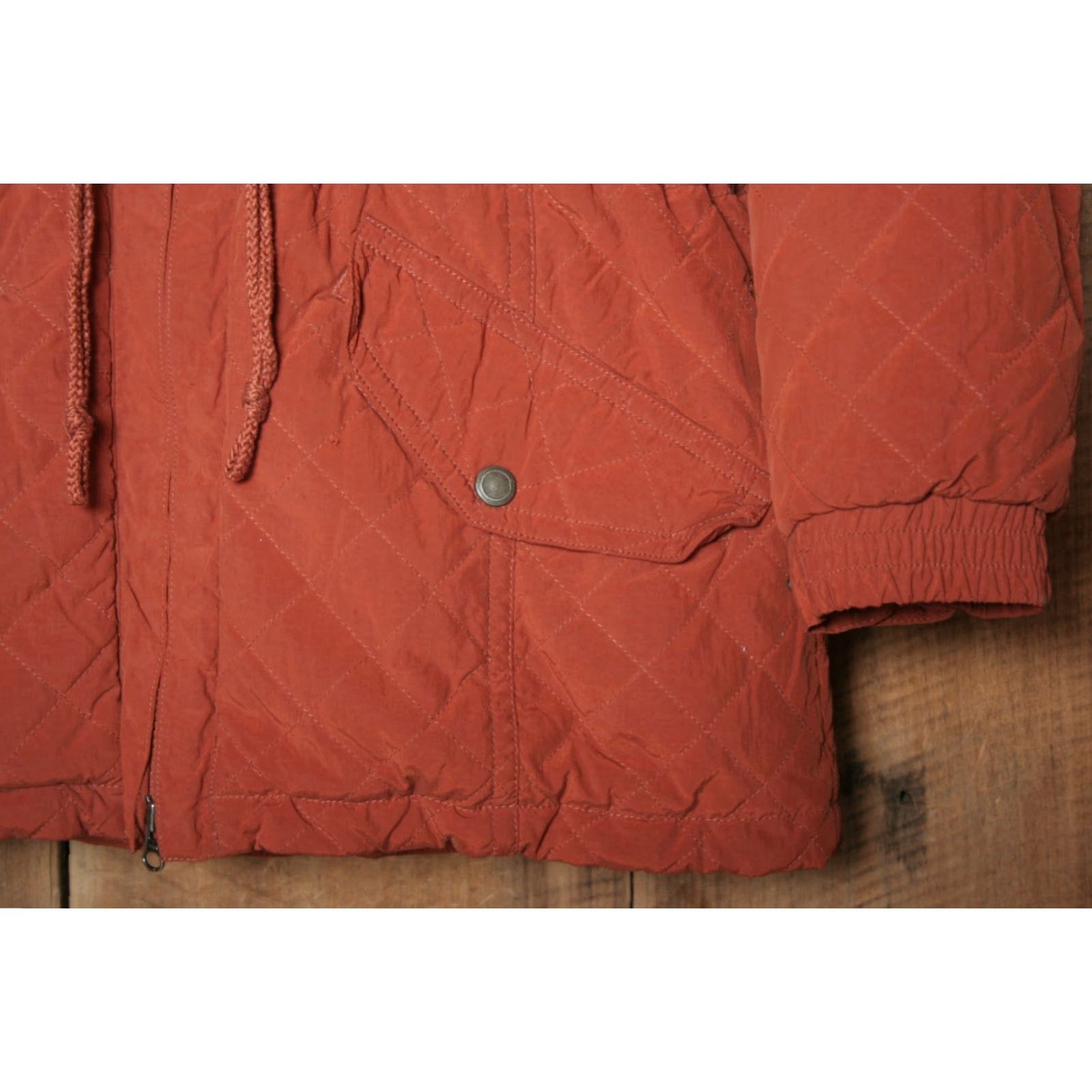 Vintage VINTAGE L.L. BEAN Parka Women's PM Quilted Primaloft Insulated Orange Jacket Boots? Size M / US 6-8 / IT 42-44 - 3 Thumbnail
