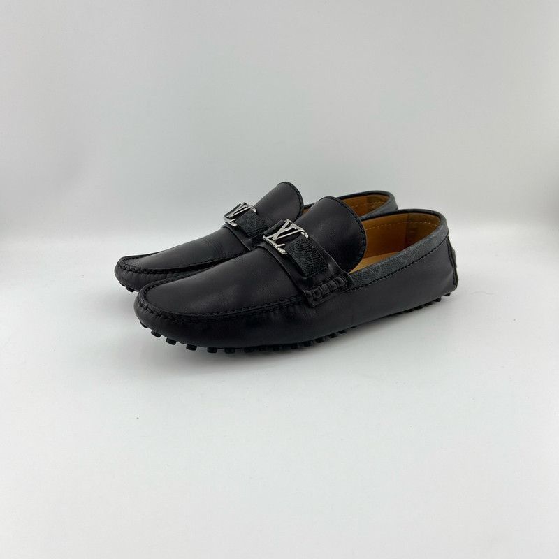 Louis Vuitton Louis Vuitton Black Leather Casual Slip-On Shoes - Size US 7 / EU 40 - 1 Thumbnail