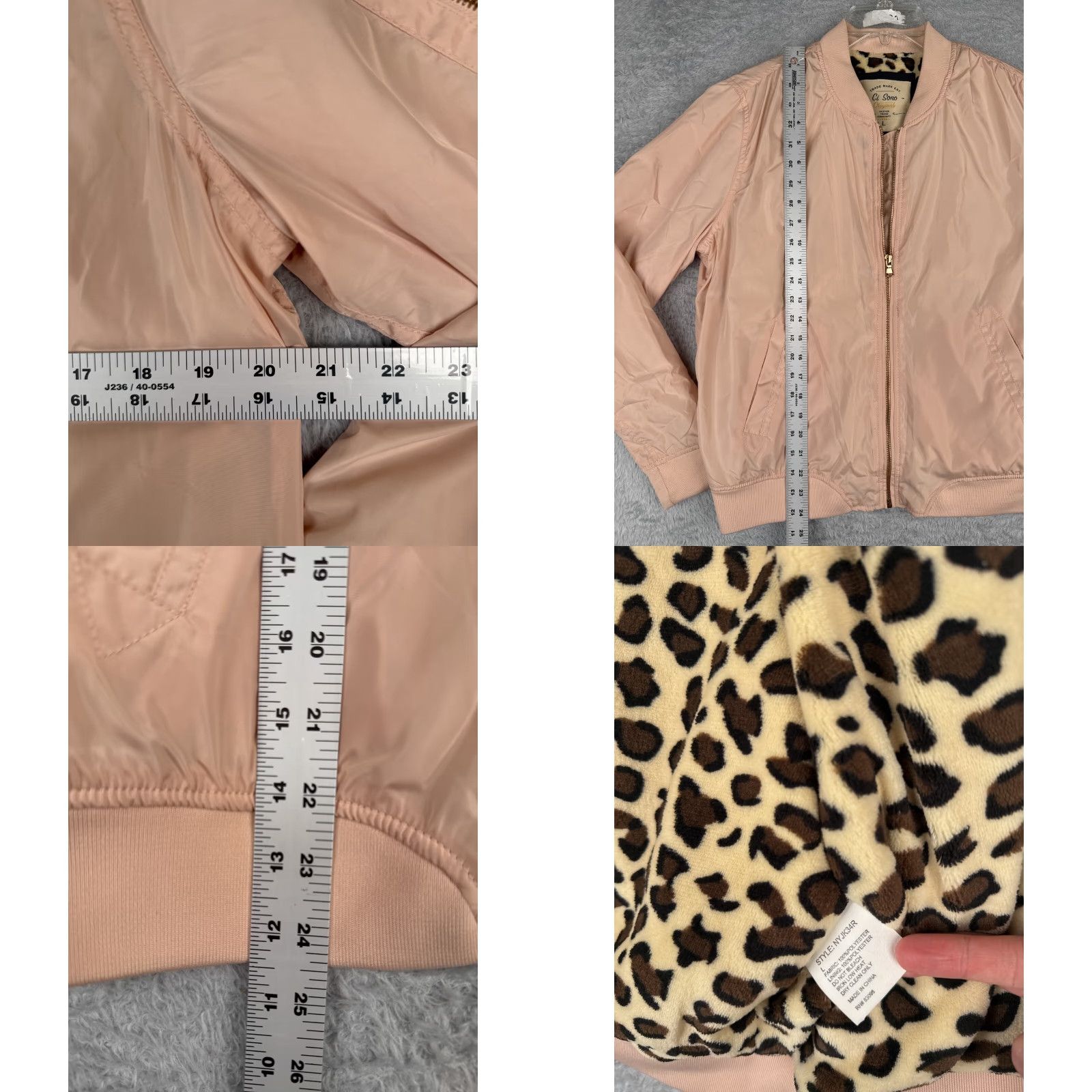 Pinko CI SONO Pink Softshell Jacket Womens Large Regular Fit Embroidered Logo Zipper Front Pocketes Full Zip Size L / US 10 / IT 46 - 8 Thumbnail