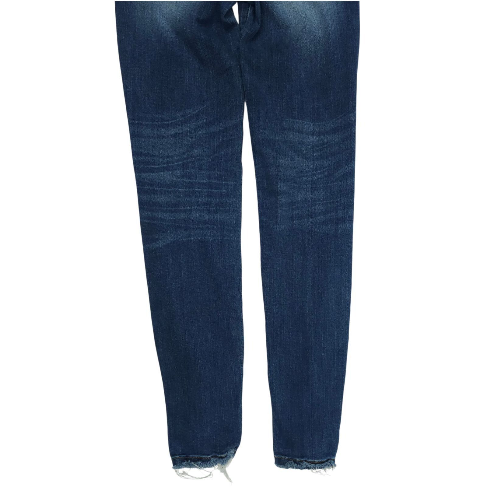 Kancan USA KanCan Gemma Skinny Jean 0/23 Mid Rise Distressed Raw Hem Size 22" - 13 Thumbnail