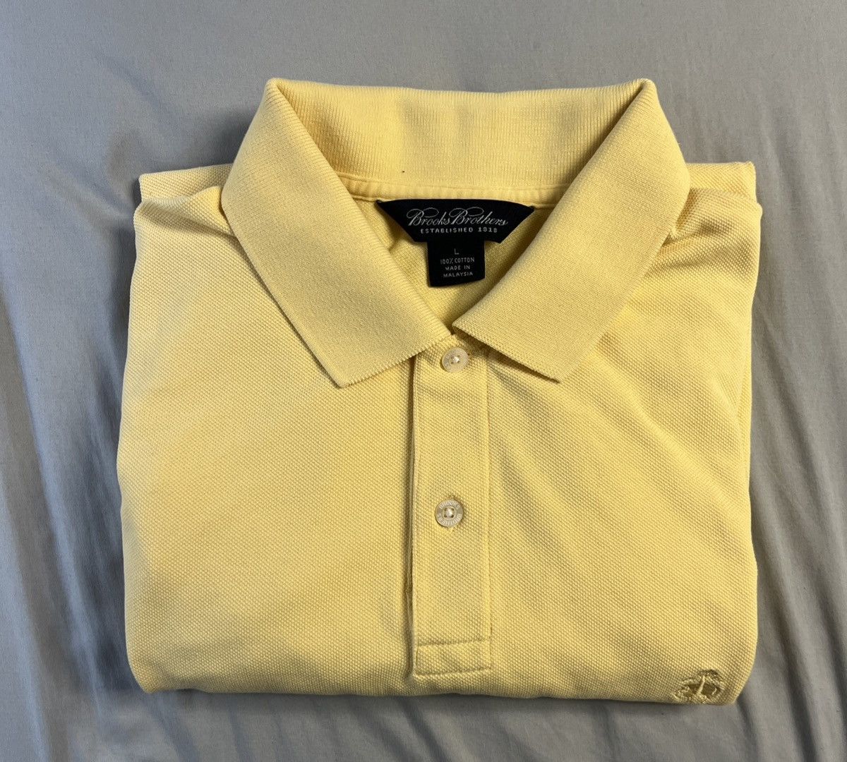Brooks Brothers Yellow Brooks Brothers Performance Fit polo shirt Size US L / EU 52-54 / 3 - 1 Thumbnail