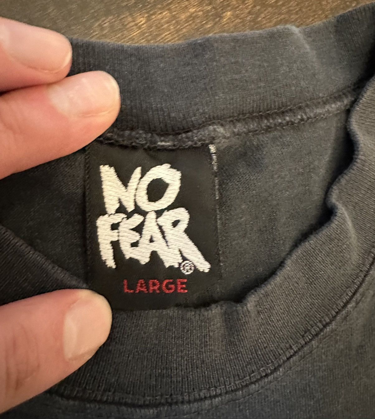 No Fear Vintage No Fear Embroidered Men’s Long Sleeve T-Shirt-Large Size US L / EU 52-54 / 3 - 5 Thumbnail