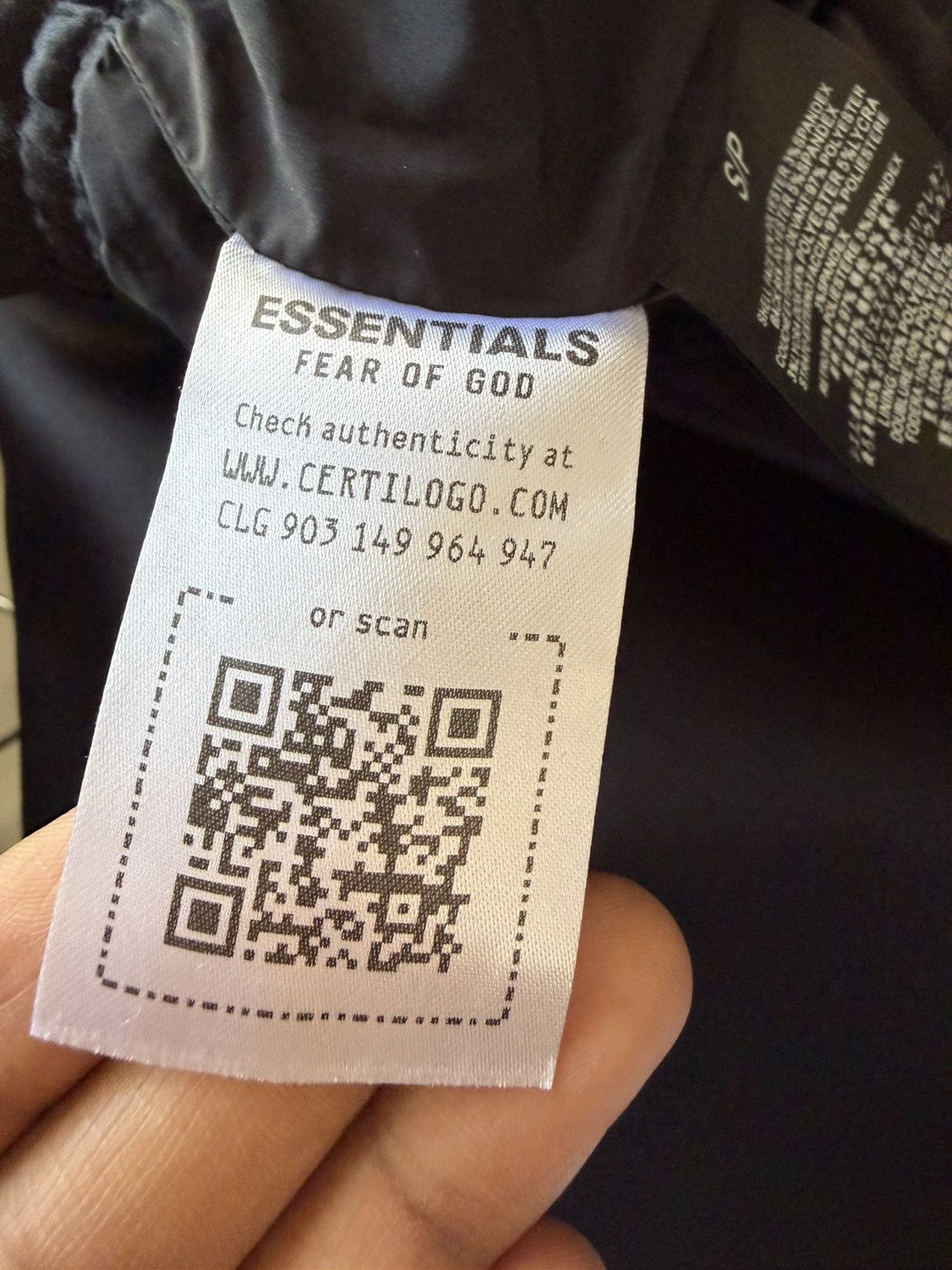 Essentials Fear of God Essentials Satin Sweatpants - Black Size US 32 / EU 48 - 6 Thumbnail
