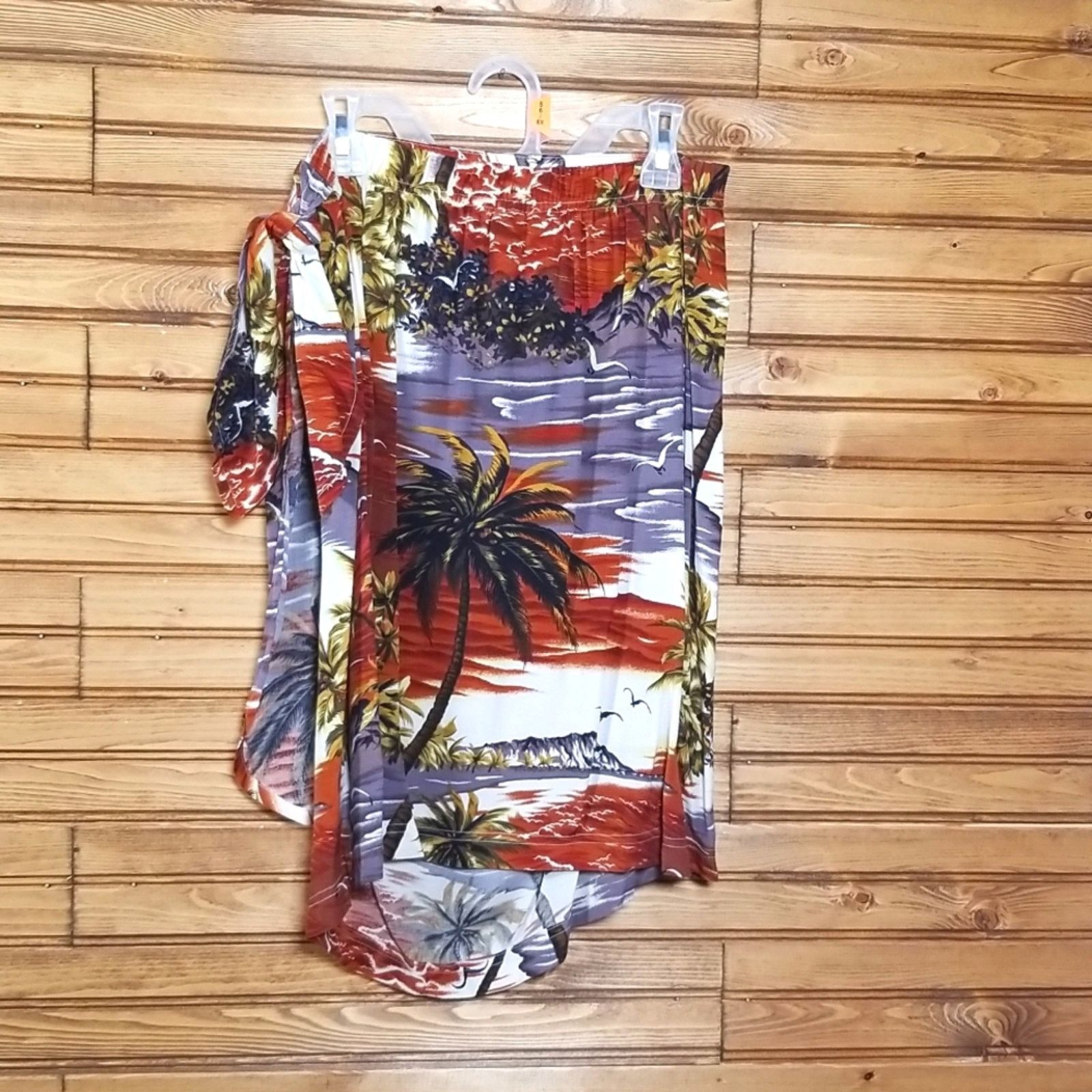 Other Carole Little Sport Rayon Wrap Skirt Paradise Graphic Medium Size 28" / US 6 / IT 42 - 4 Thumbnail
