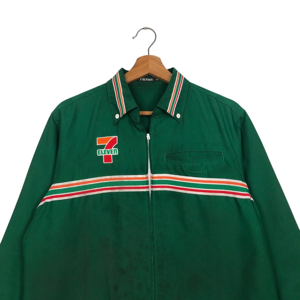 Japanese Brand 📌Vintage Chore Worker Jacket 7-Eleven Spell Out Big Logo Size US M / EU 48-50 / 2 - 4 Thumbnail
