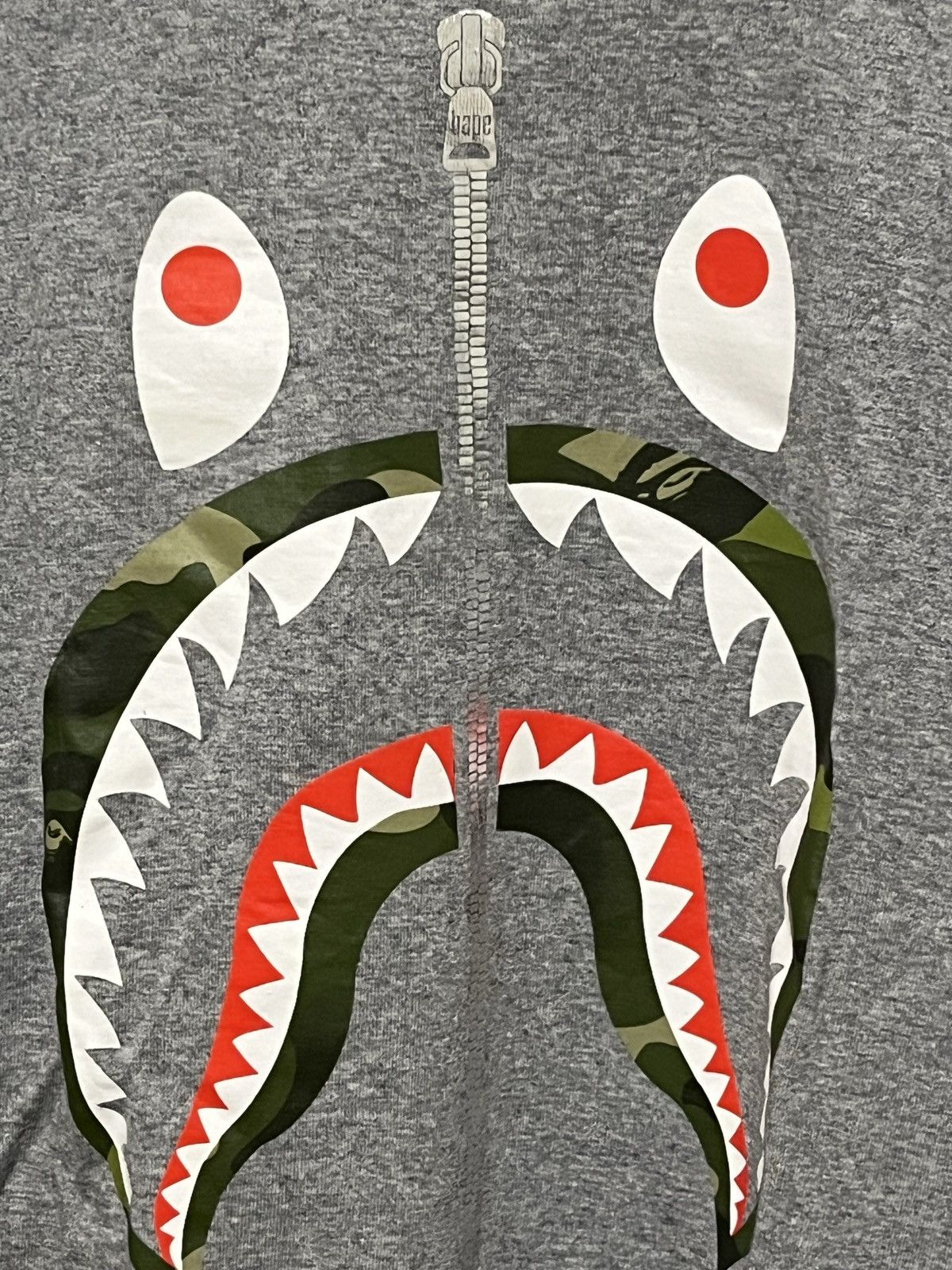 Bape Bape shark t shirt Size US XXL / EU 58 / 5 - 2 Thumbnail