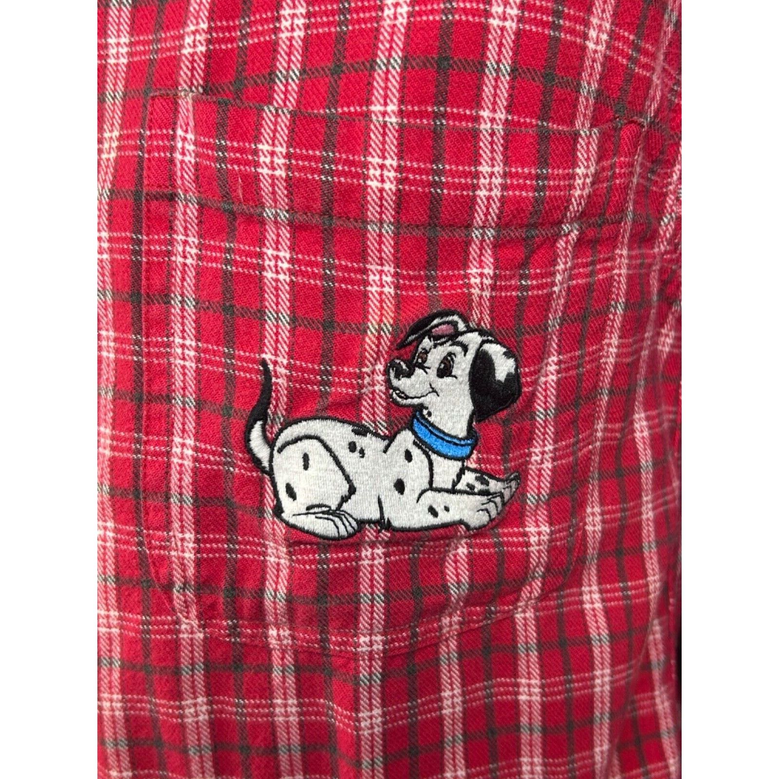 Disney Disney 101 Dalmatians Plaid Flannel Shirt Small Cotton VTG Size US S / EU 44-46 / 1 - 3 Thumbnail