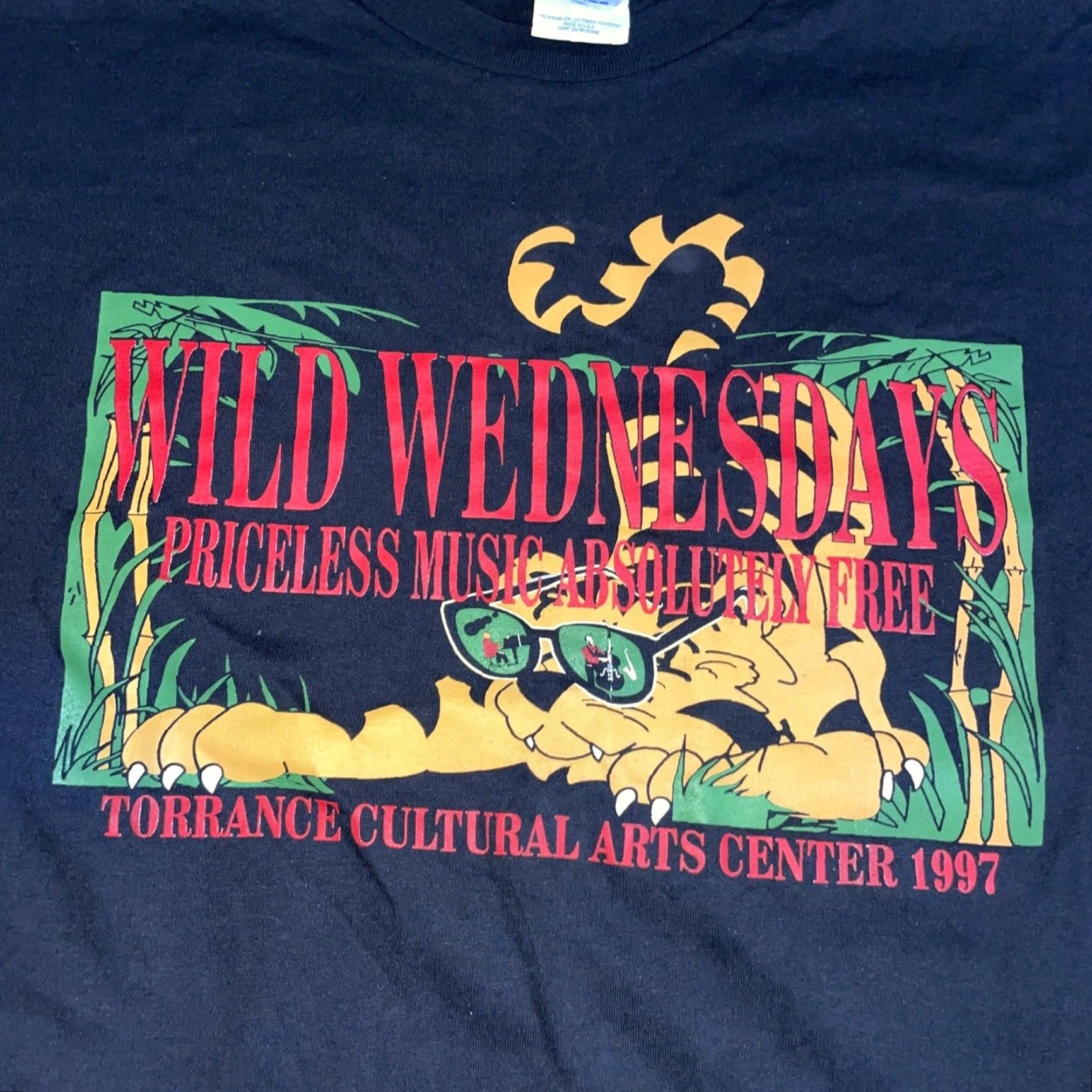 Hanes VINTAGE Hanes Heavyweight T-Shirt Wild Wednesdays Men XL Black USA T-Shirt Size US XL / EU 56 / 4 - 2 Thumbnail