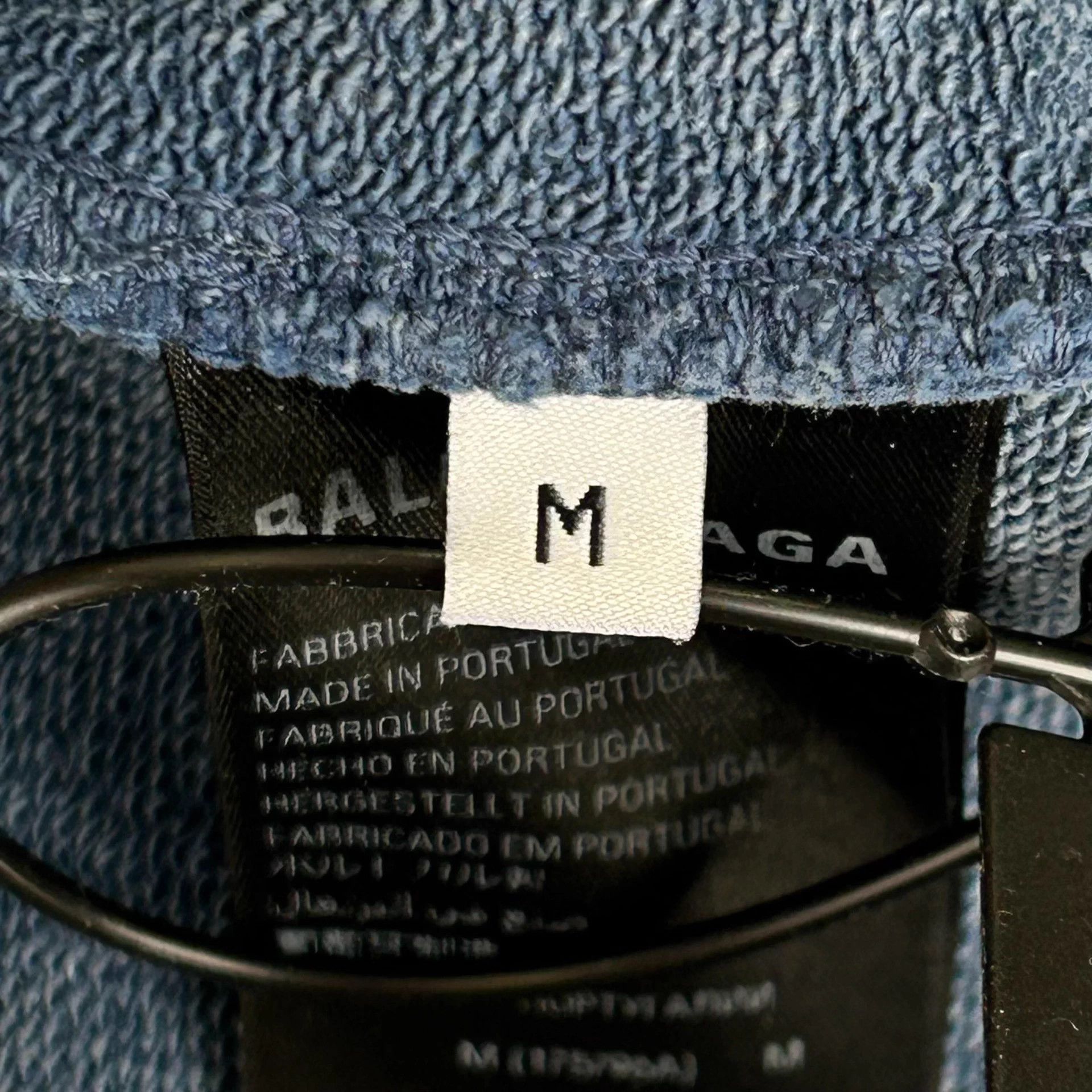 Balenciaga Balenciaga 3D Logo Washed Gradient Blue Sweatshirt Size US M / EU 48-50 / 2 - 5 Thumbnail